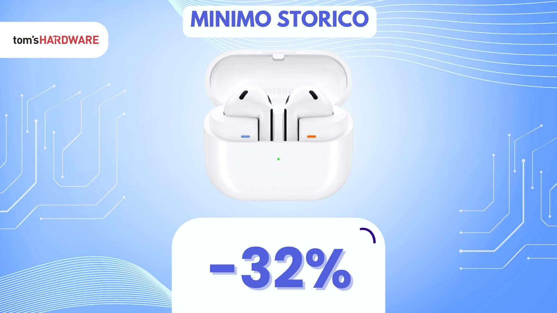 Oggi con i Samsung Galaxy Buds3 fai un AFFARE: sono al MINIMO STORICO! (-32%)