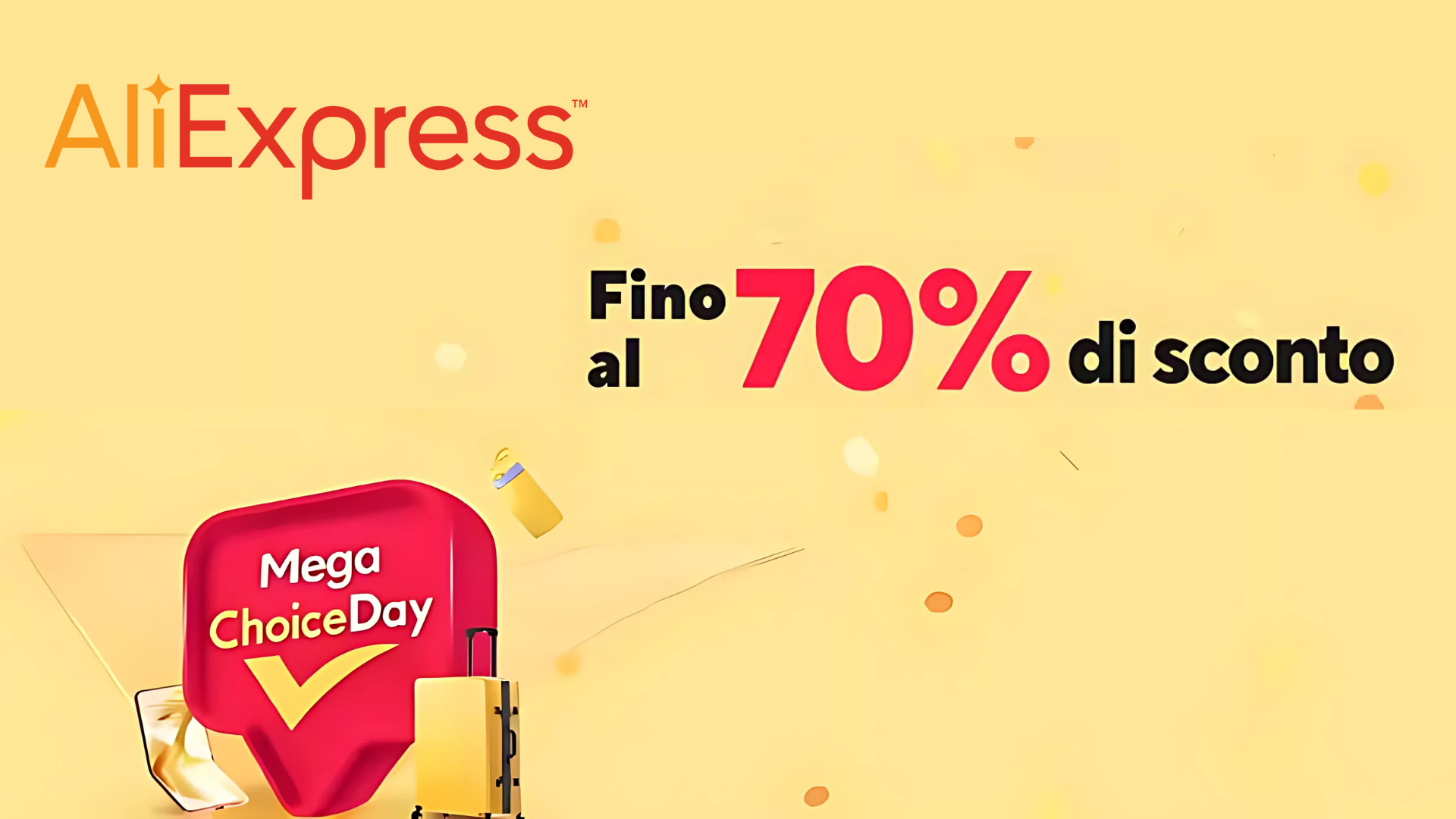 I ChoiceDay di Aliexpress stanno arrivando: sconti fino al 70% su tantissimi prodotti!