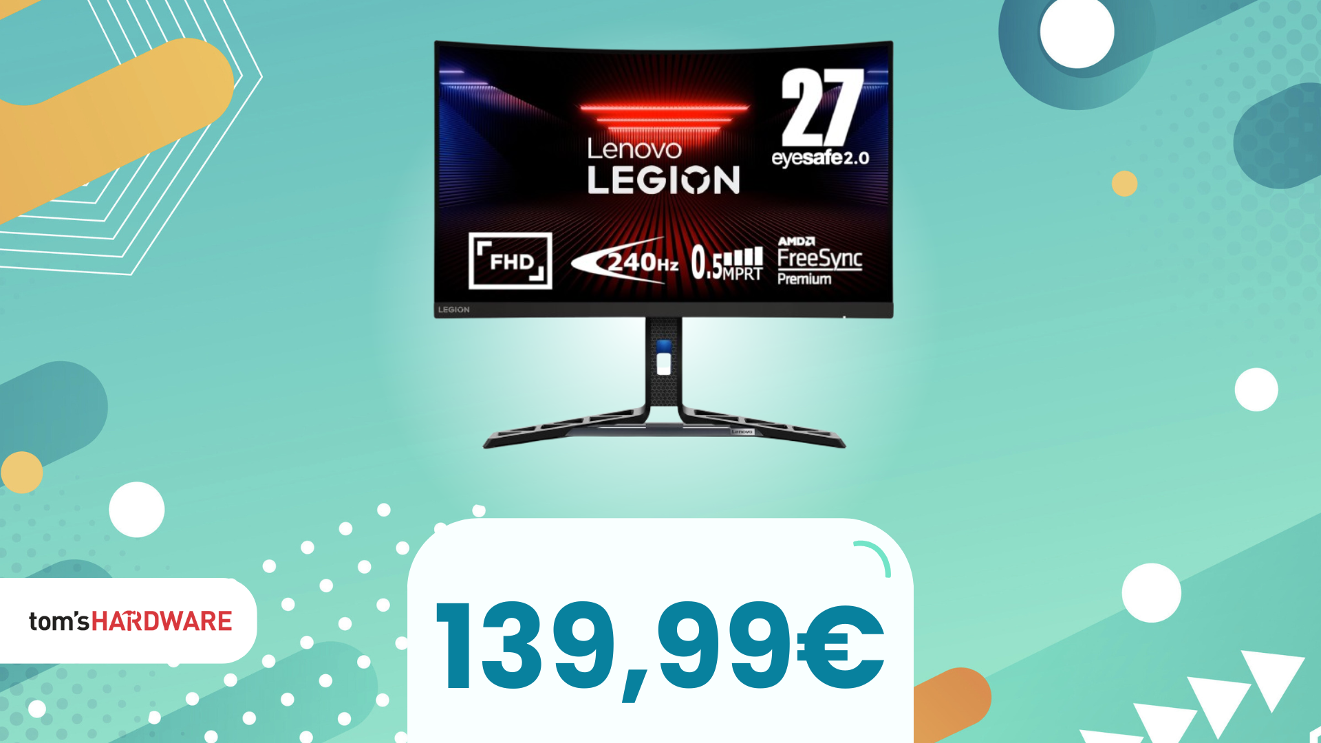 Dì addio al lag con questo monitor gaming Lenovo, oggi in OFFERTA LAMPO!