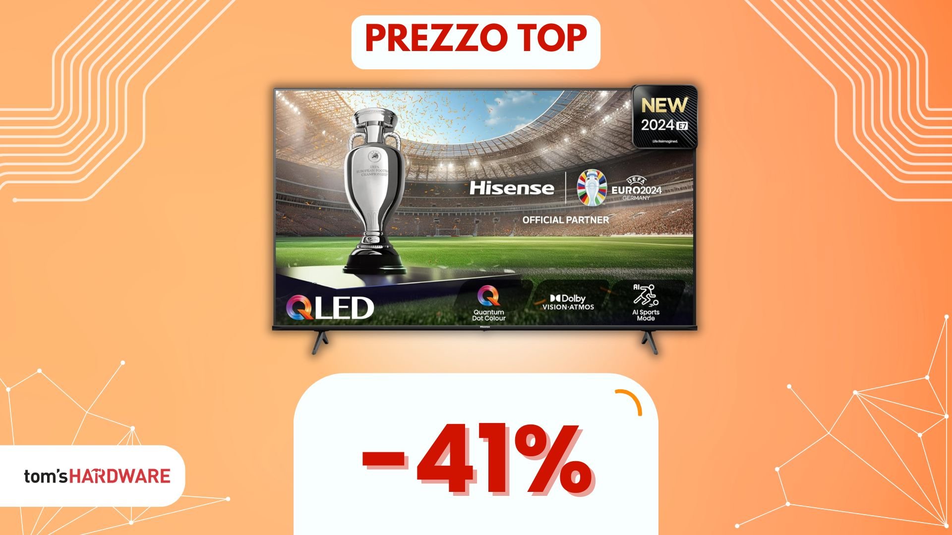 Mai vista una Smart TV QLED da 65" così economica: questo doppio sconto è imperdibile!