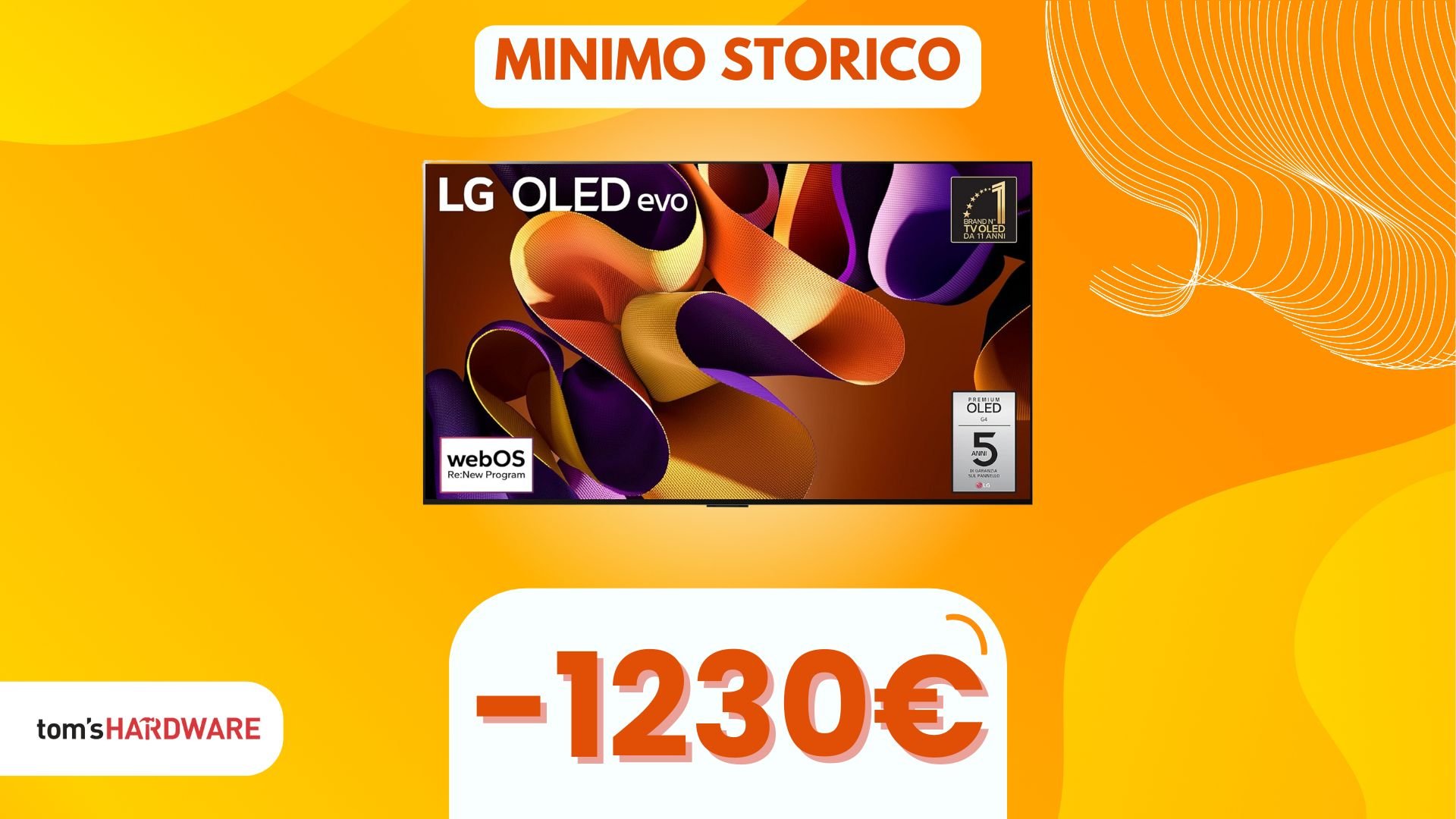 Non è un errore: questa Smart TV LG OLED da 55" è in SCONTO DI 1230€!