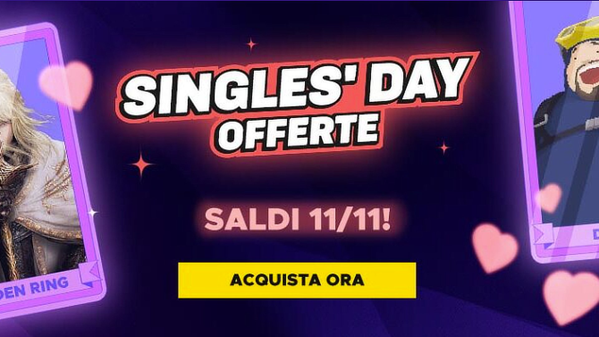 Immagine di Eneba Single's Day: sino al 90% di SCONTO su tantissimi giochi!