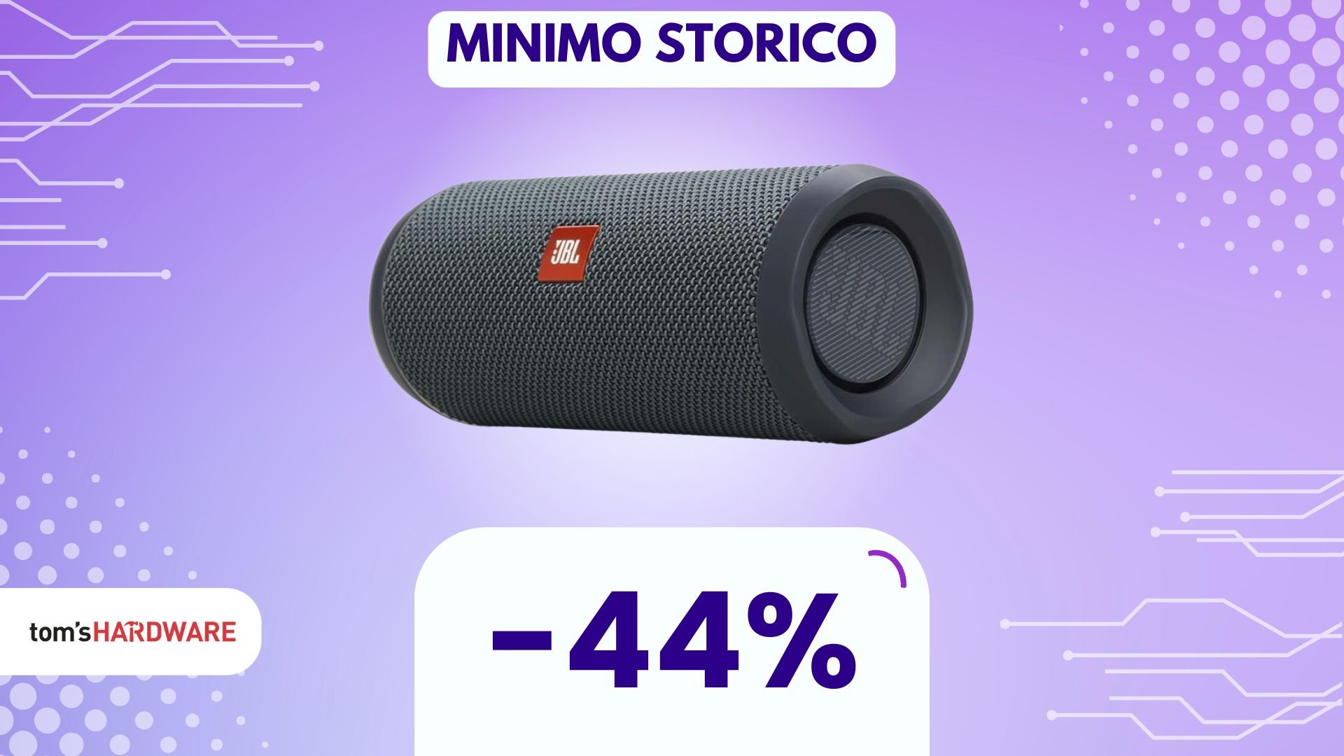 Impermeabile e potente: lo speaker JBL che AMERAI è al MINIMO STORICO! (-44%)