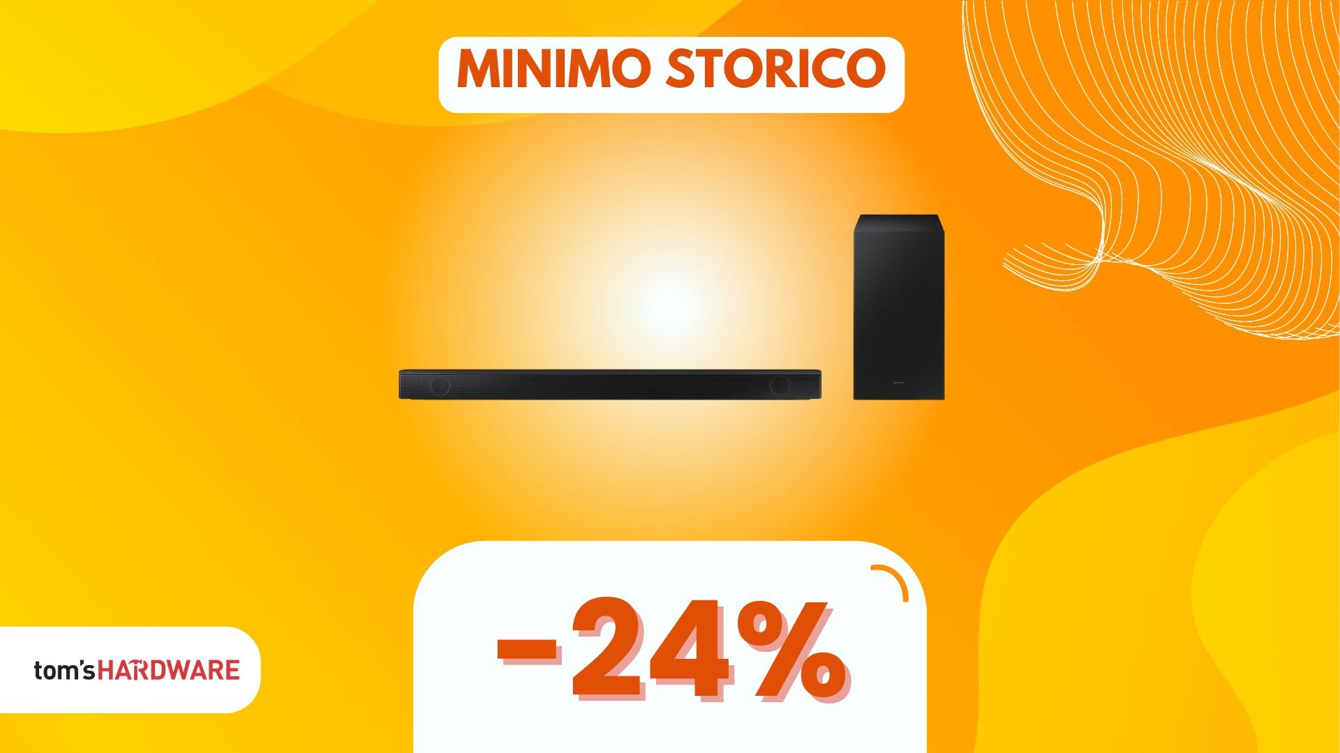 Sfrutta subito il Black Friday anticipato per questa Soundbar Samsung al MINIMO STORICO!