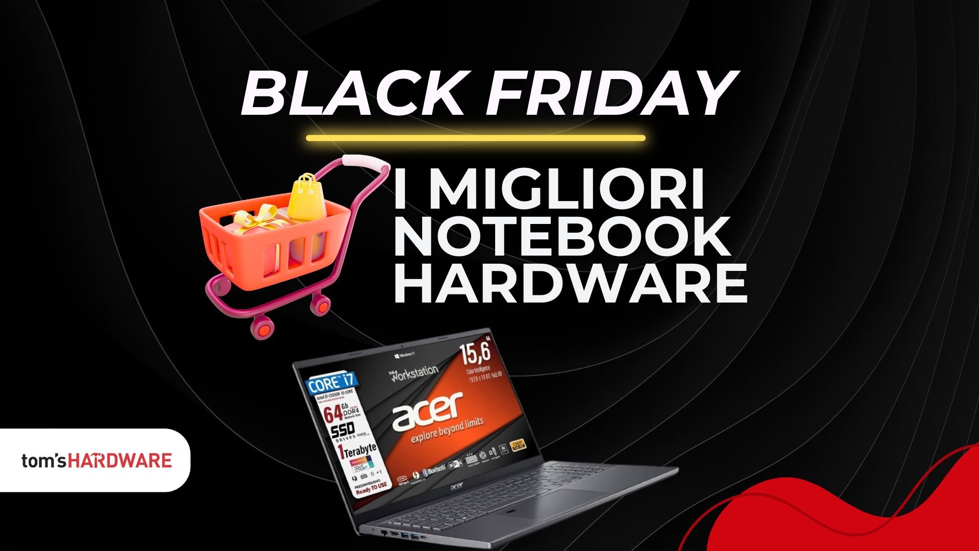 Black Friday 2024: le migliori offerte su notebook e hardware