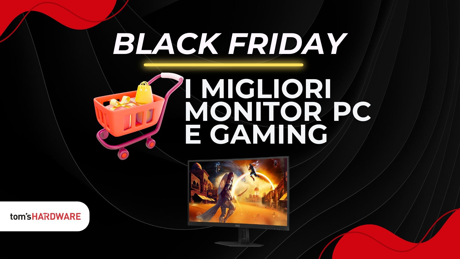 Black Friday 2024: le migliori offerte su monitor PC e gaming