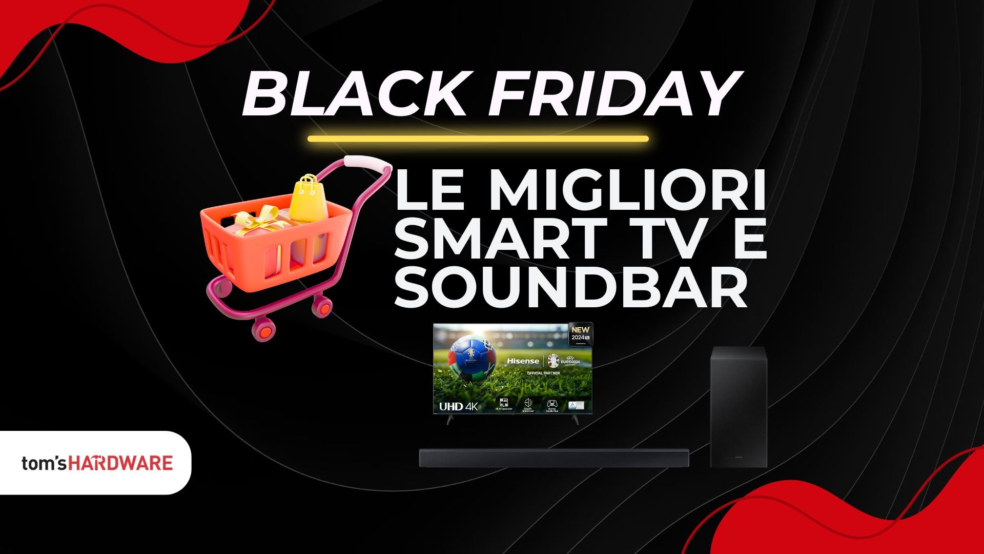 Black Friday 2024: le migliori offerte su smart TV e soundbar