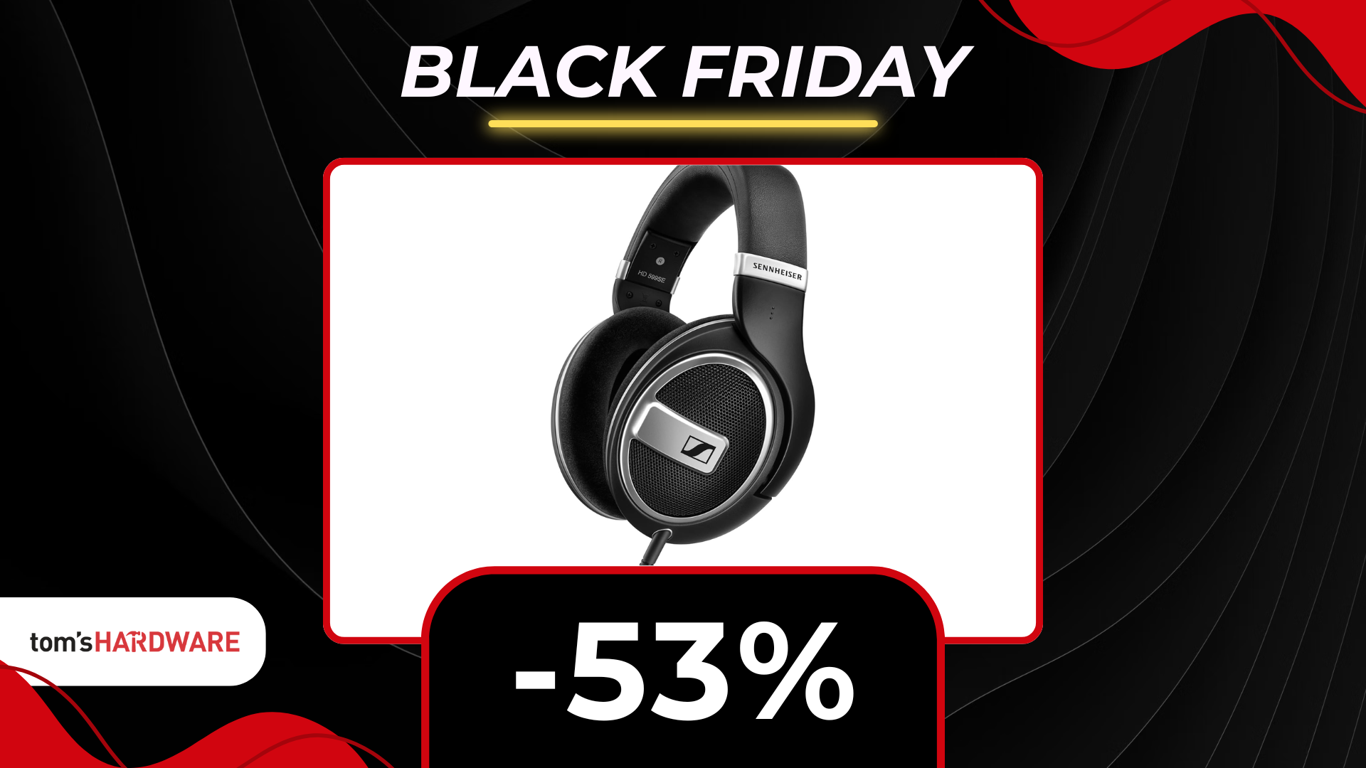 Black Friday 2024: Sennheiser HD 599 a metà prezzo! (-53%)