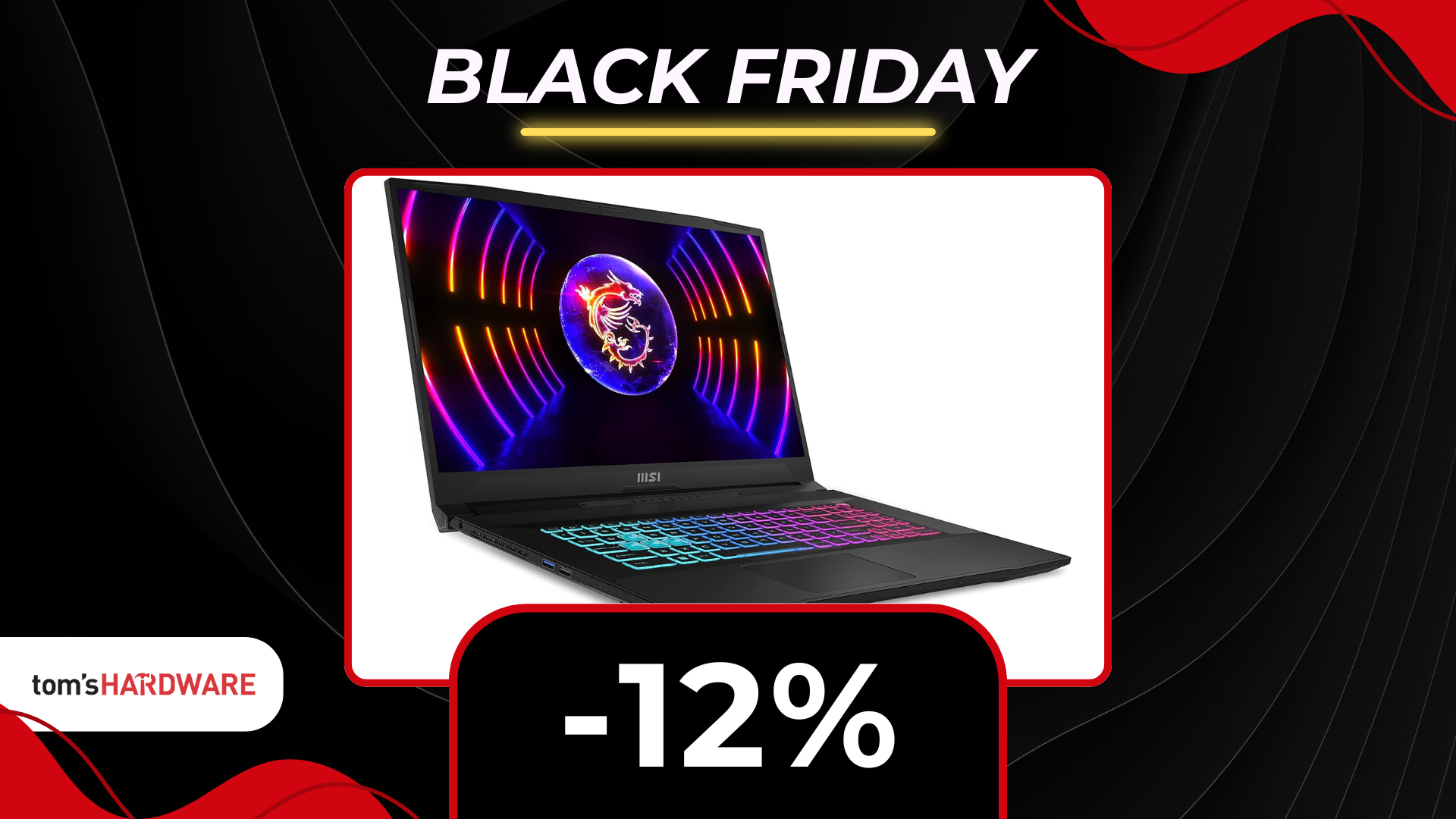 Sconto SHOCK per il Black Friday: MSI Katana 15 a un prezzo ridotto del 12%! (-999€)