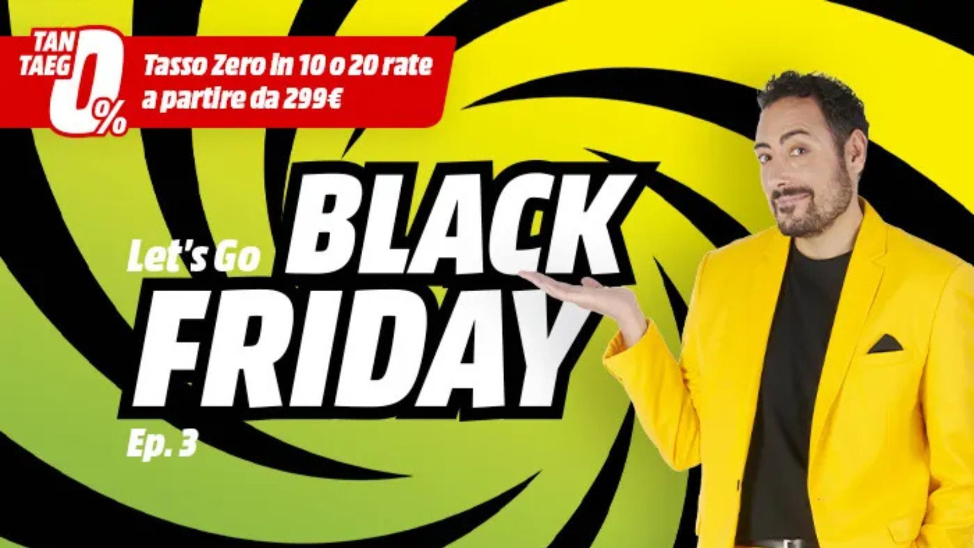 Hai da spendere al Black Friday? Mediaworld ti regala il tasso zero