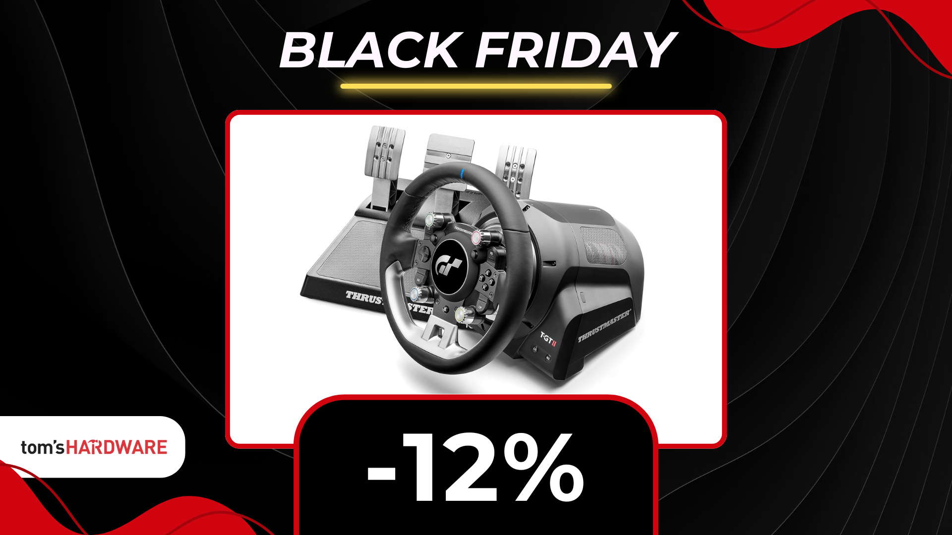 Il Black Friday assicura il meglio per il gaming: Thrustmaster T-GT II Force a un prezzo SHOCK!