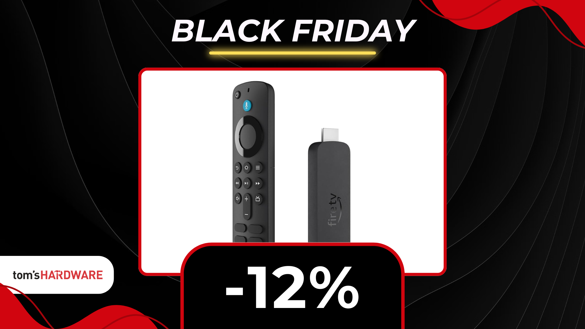 Col Black Fiday ti assicuro il meglio per il tuo intrattenimento: Fire TV Stick 4K a un pre