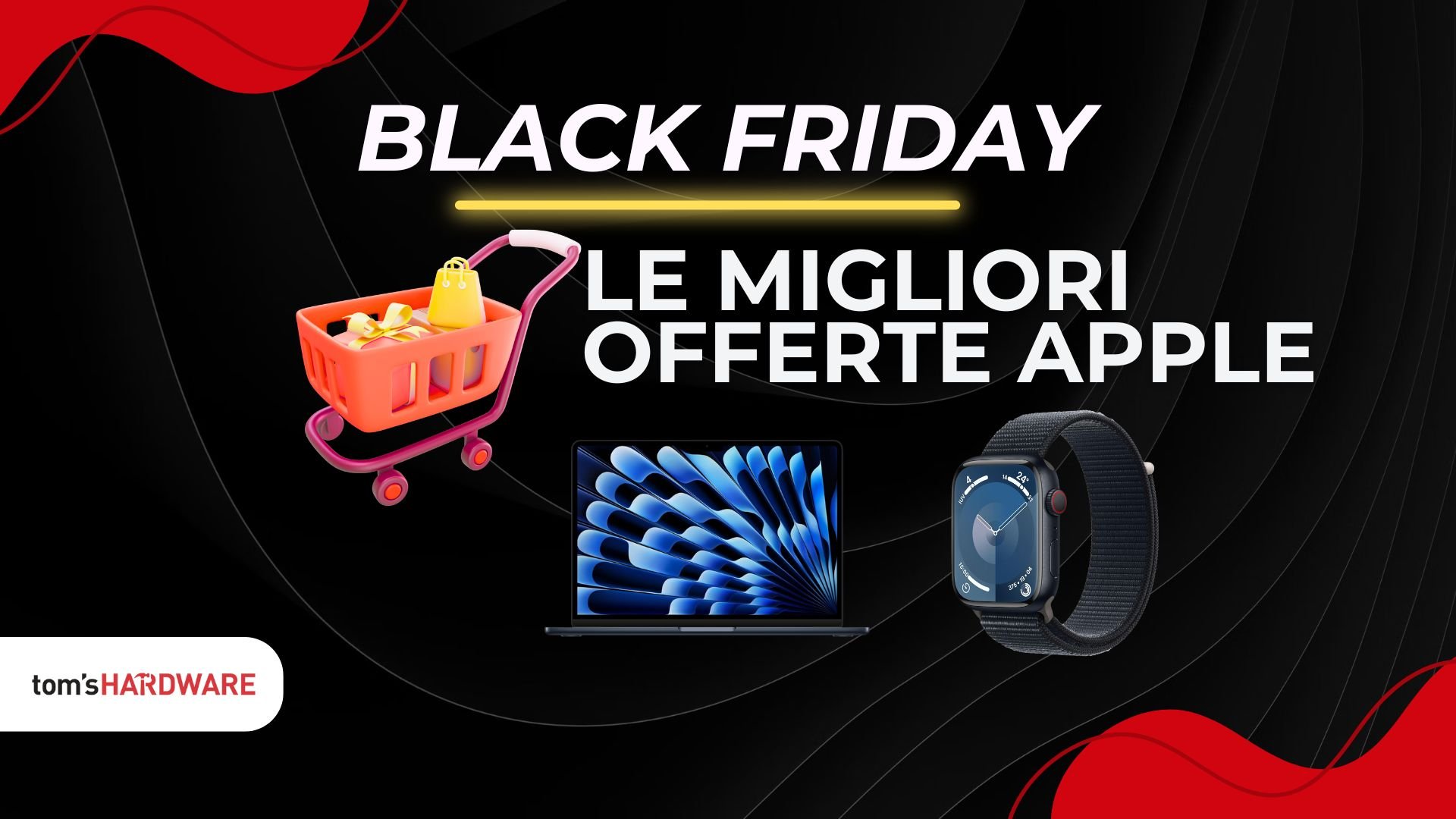 Black Friday 2024: le migliori offerte Apple (iPhone, iPad, AirPods e MacBook)