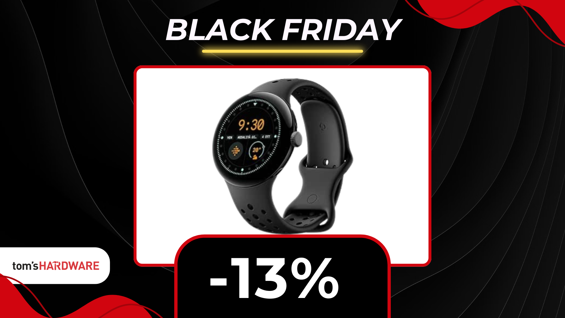 Il Black Friday presenta il Google Pixel Watch 3 a solo 349€!