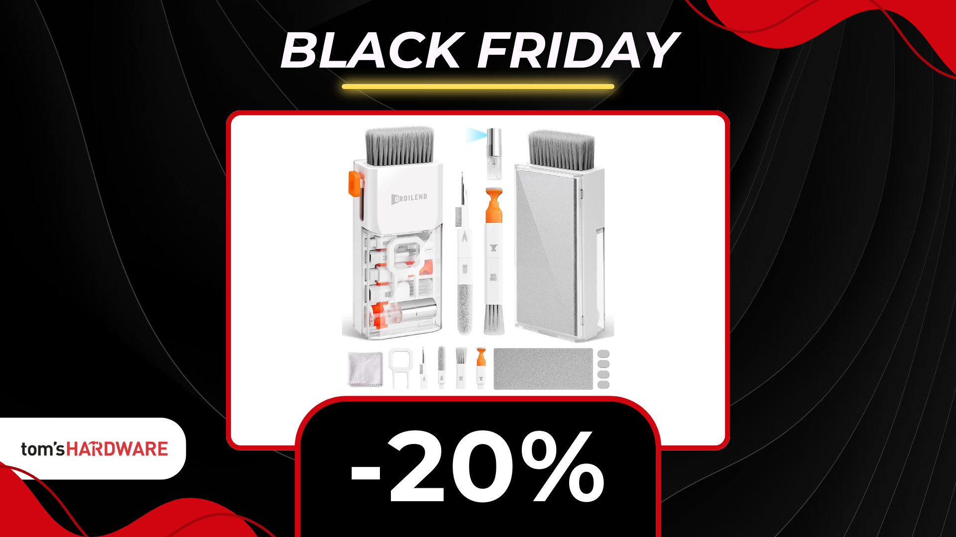 Kit di pulizia Ordilend per tutti i tuoi dispositivi a soli 20€! Sconto da Black Friday