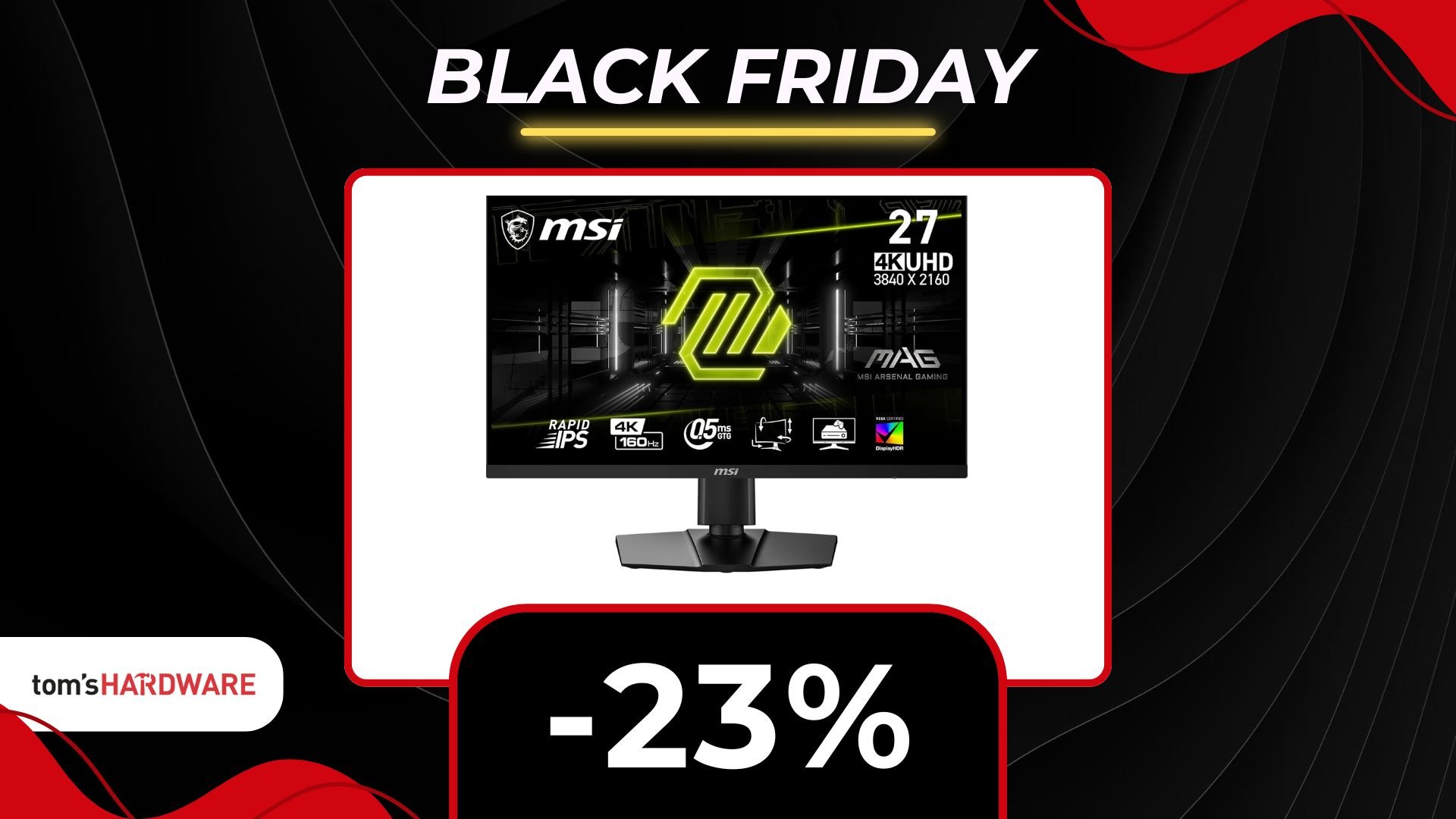 Con questo monitor da gaming in SUPER SCONTO puoi avere il 4K senza rinunciare ai 160Hz!