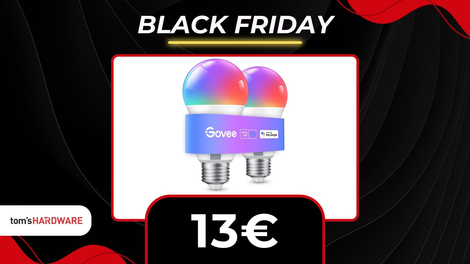 Non solo strisce a LED. Govee ha anche le lampadine perfette. Al Black Friday, 2 a 13€