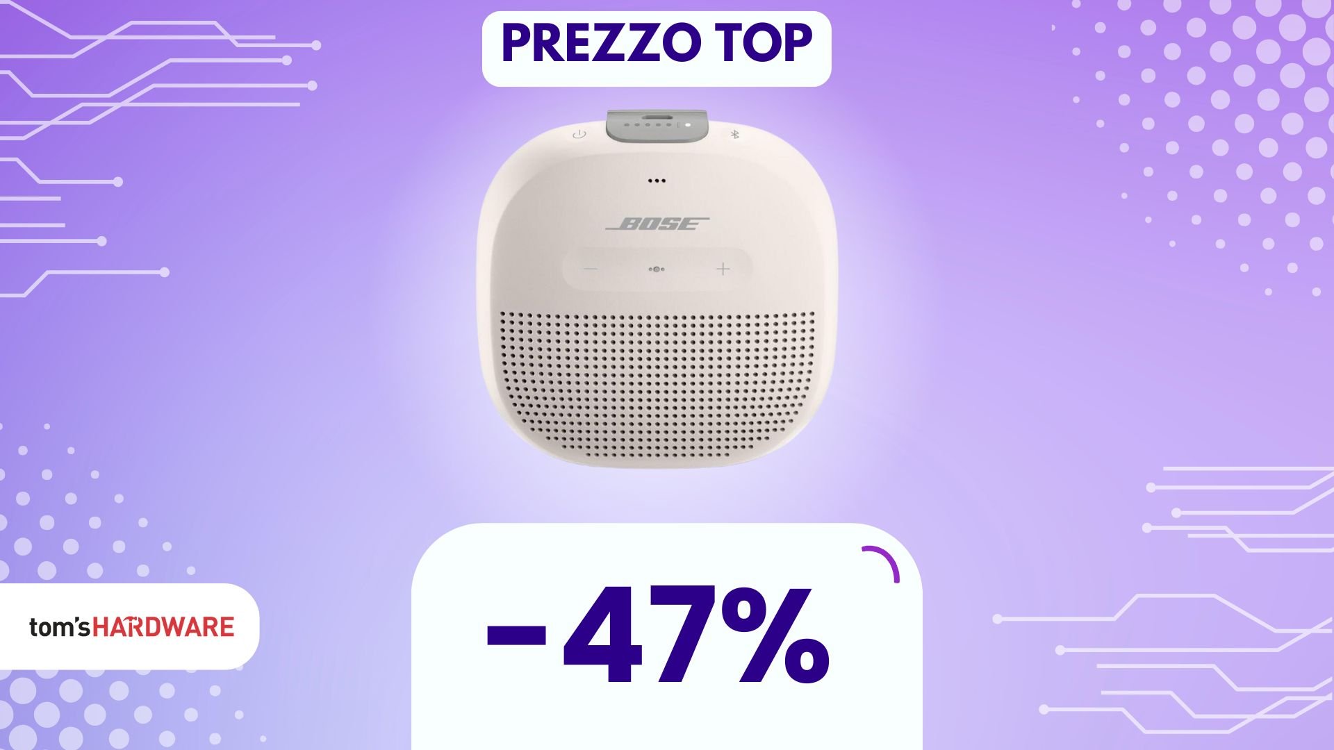 Suono potente in miniatura: questo BELLISSIMO speaker Bose oggi è quasi a METÀ PREZZO!