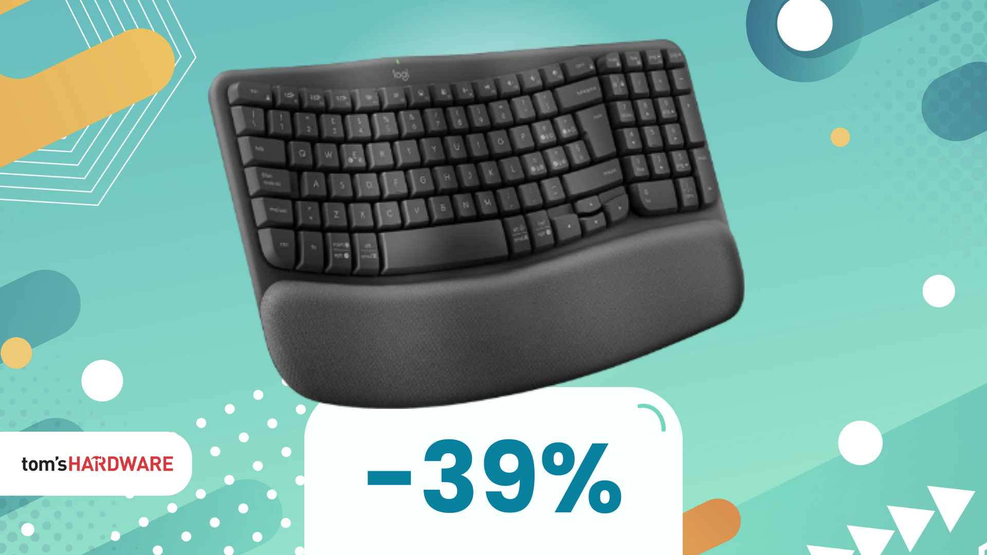 Tastiera Logitech Wave Keys a 52€: scrivi comodo, scrivi felice!