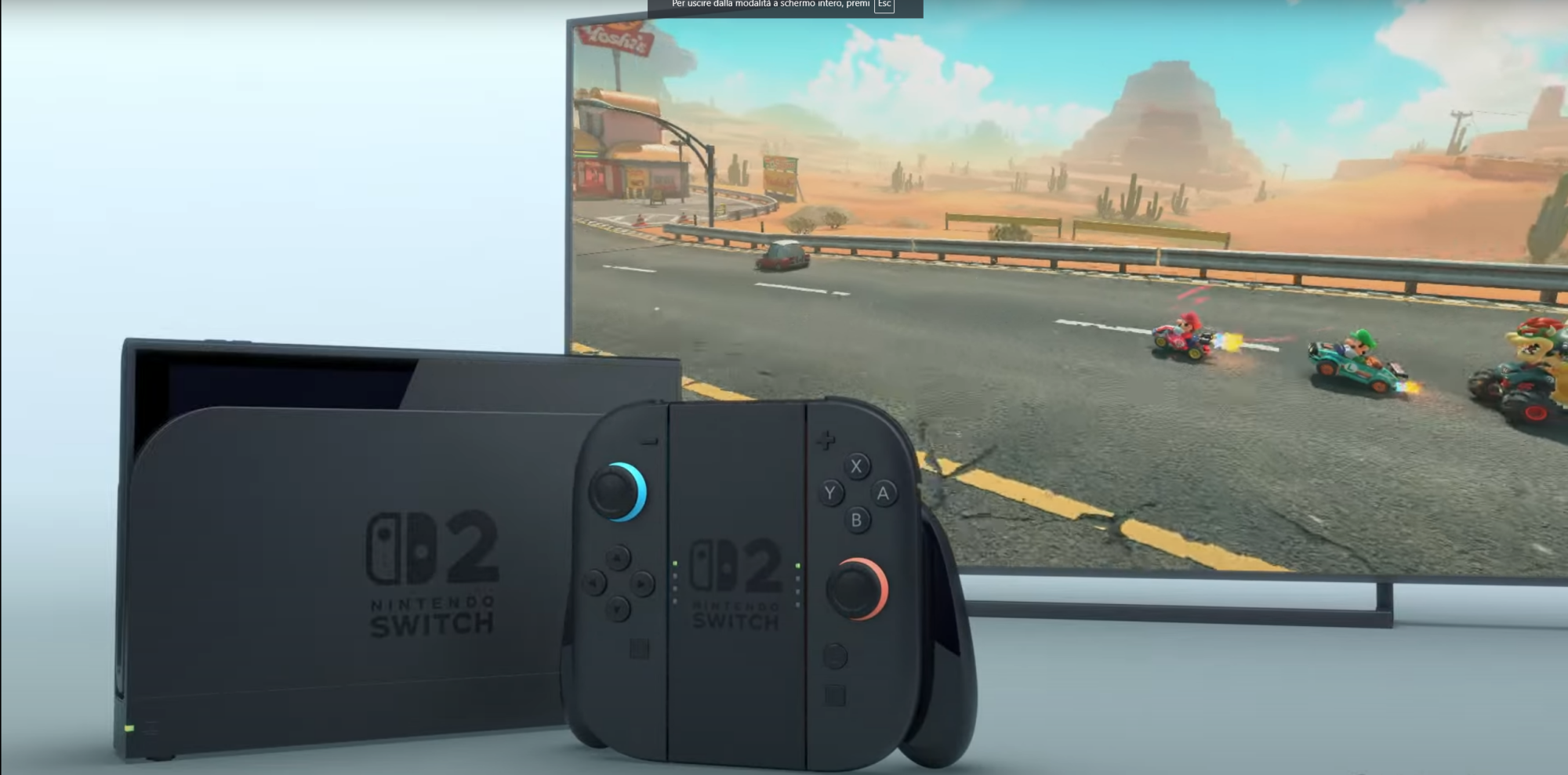 Nintendo Switch 2 è ufficiale, ecco il trailer di presentazione