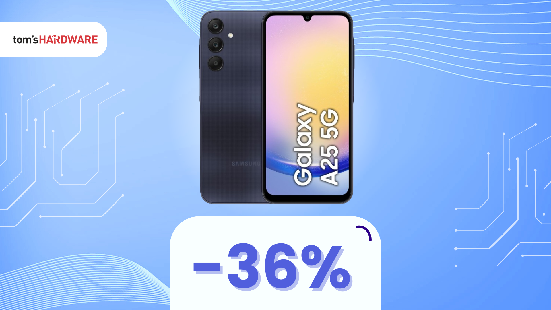 Samsung Galaxy A25 5G in OFFERTA: prestazioni elevate a un prezzo imbattibile! - 36%