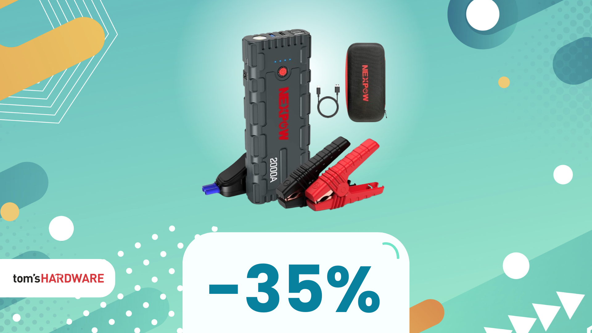 Non restare bloccato! Questo avviatore auto è oggi in SUPER OFFERTA!