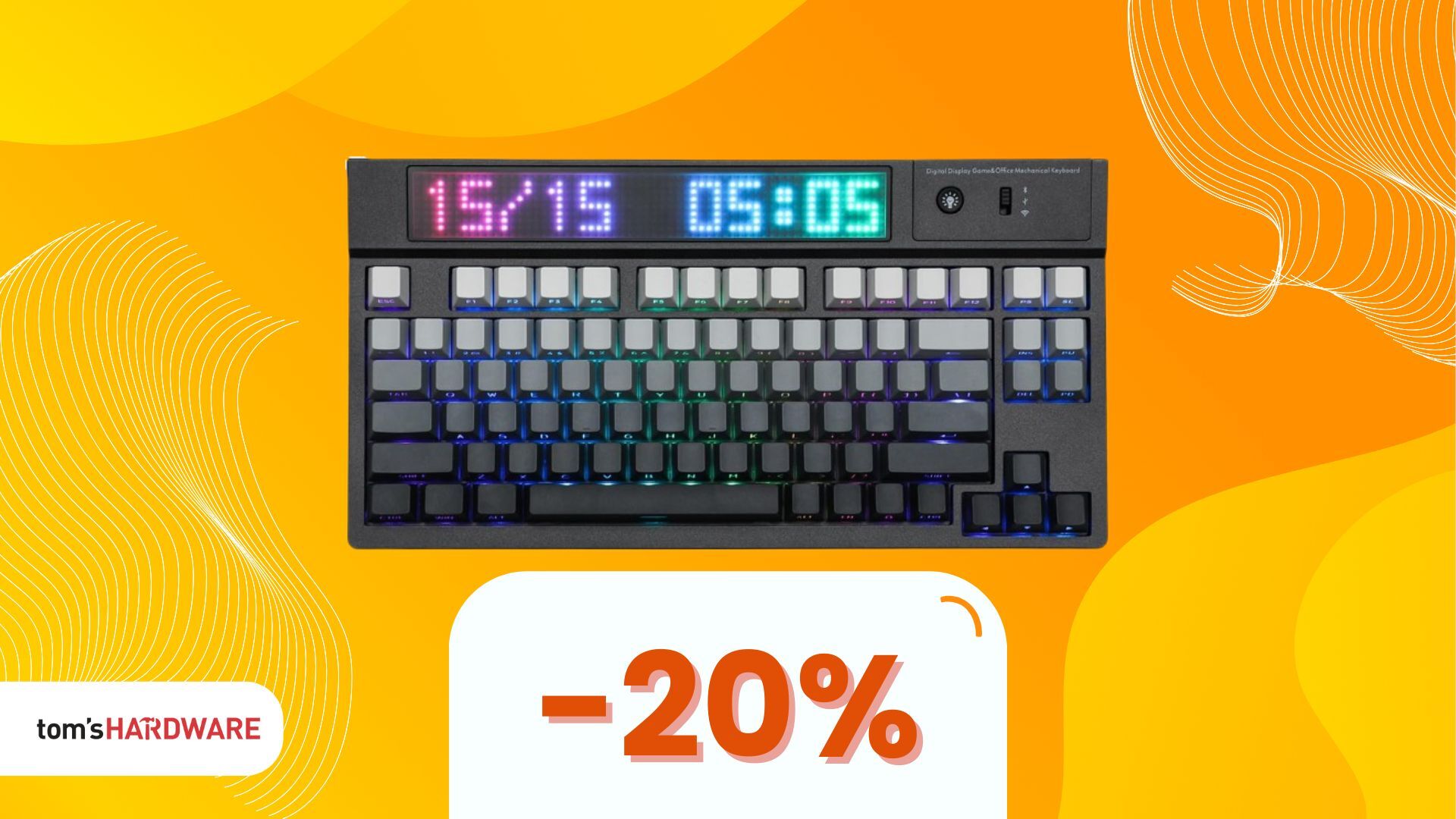 Bellezza, funzionalità e il 20% di sconto. Questa tastiera è amore puro