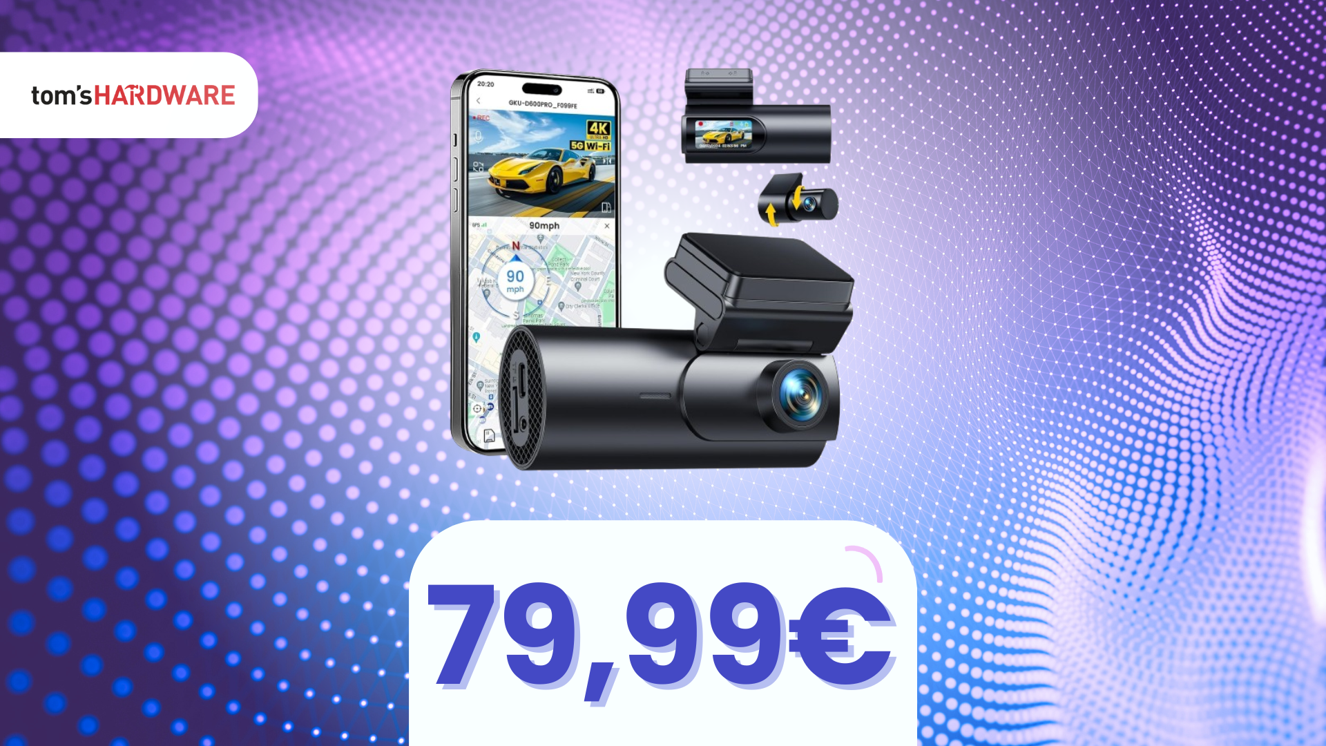 Guida con tranquillità grazie a questa dash cam, oggi con DOPPIO SCONTO!