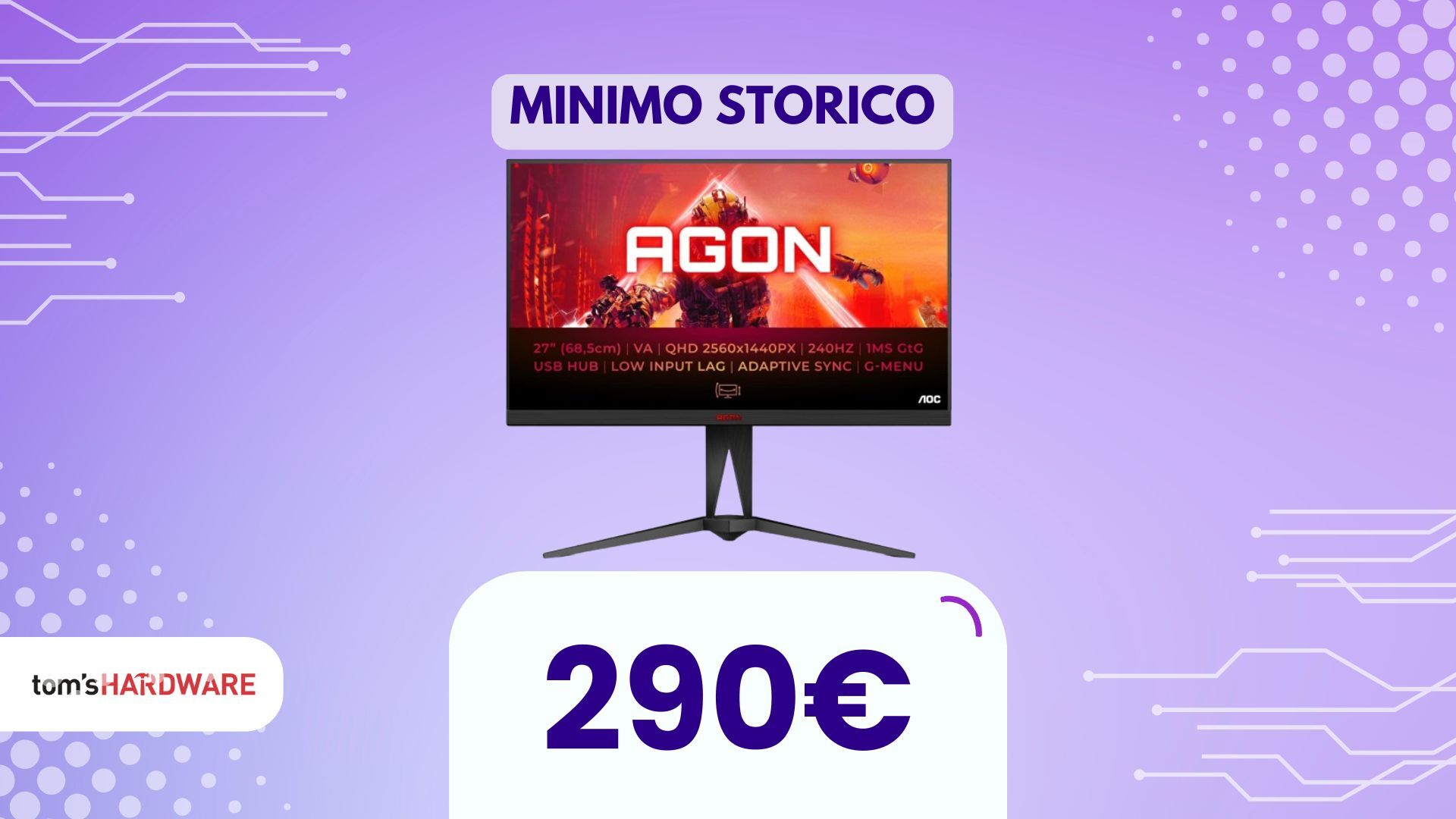 Un monitor AOC così bello e performante non l'hai mai visto a questo prezzo