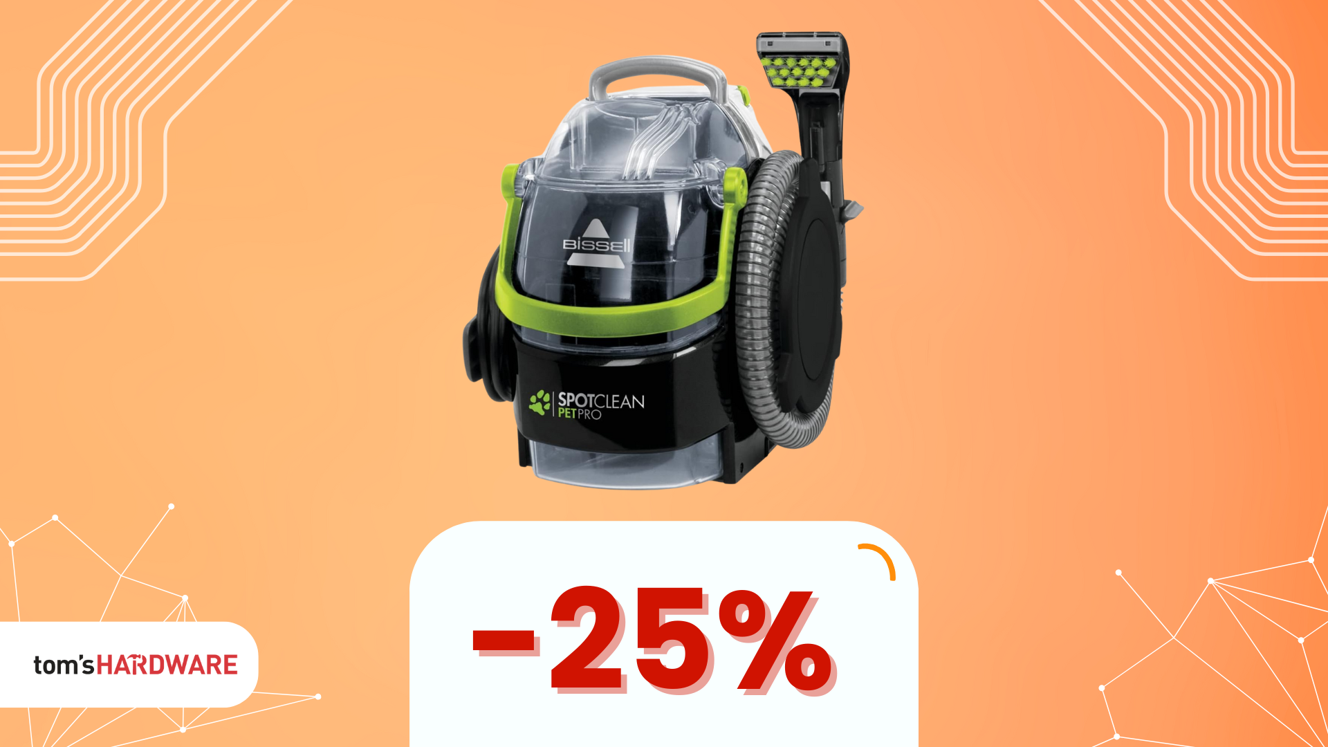 Bissell SpotClean Pet Pro: risparmi il 25% su Amazon!