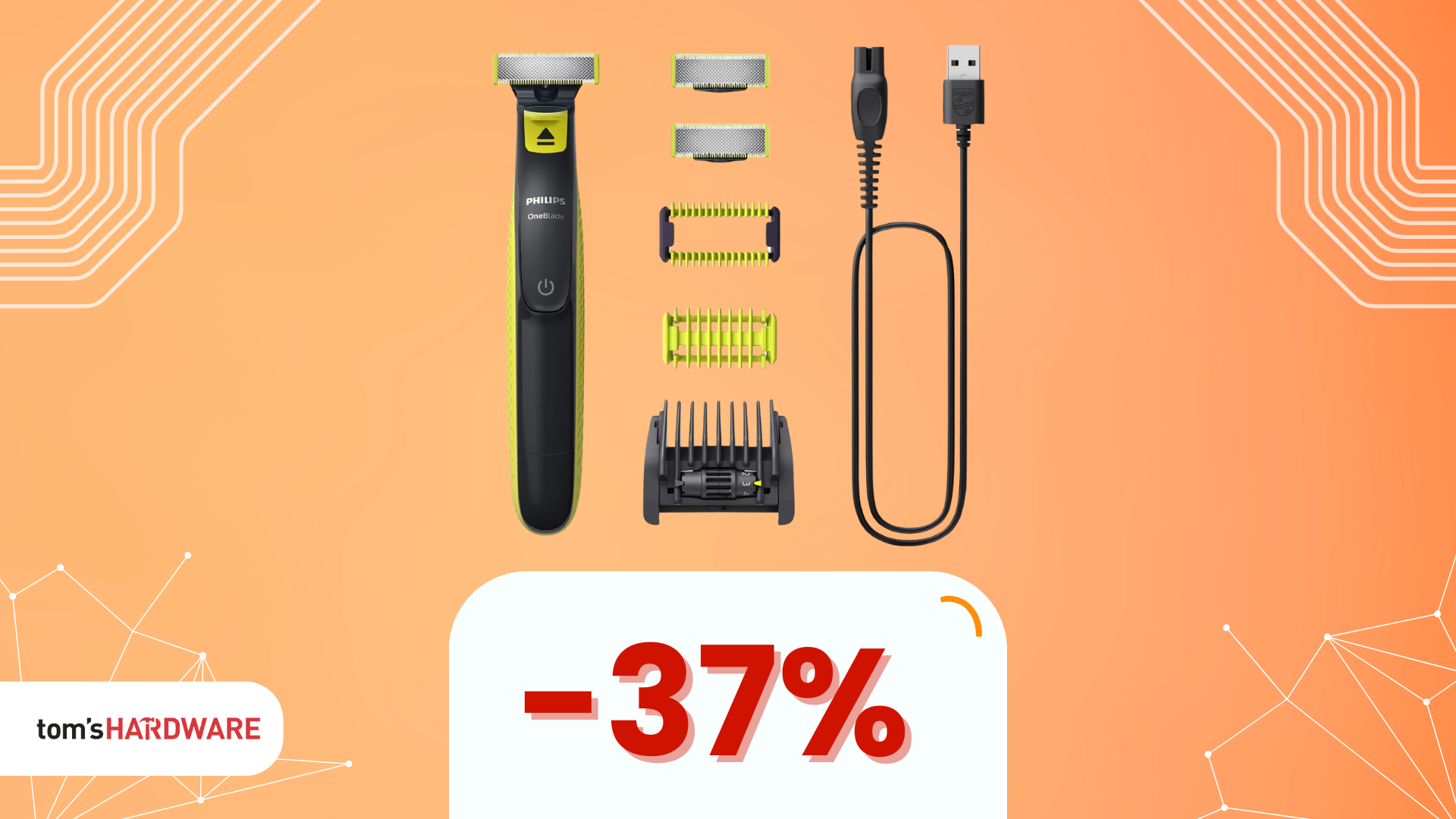 Il regalo di San Valentino perfetto per il tuo lui: Philips OneBlade a un prezzo SHOCK! (-37%)