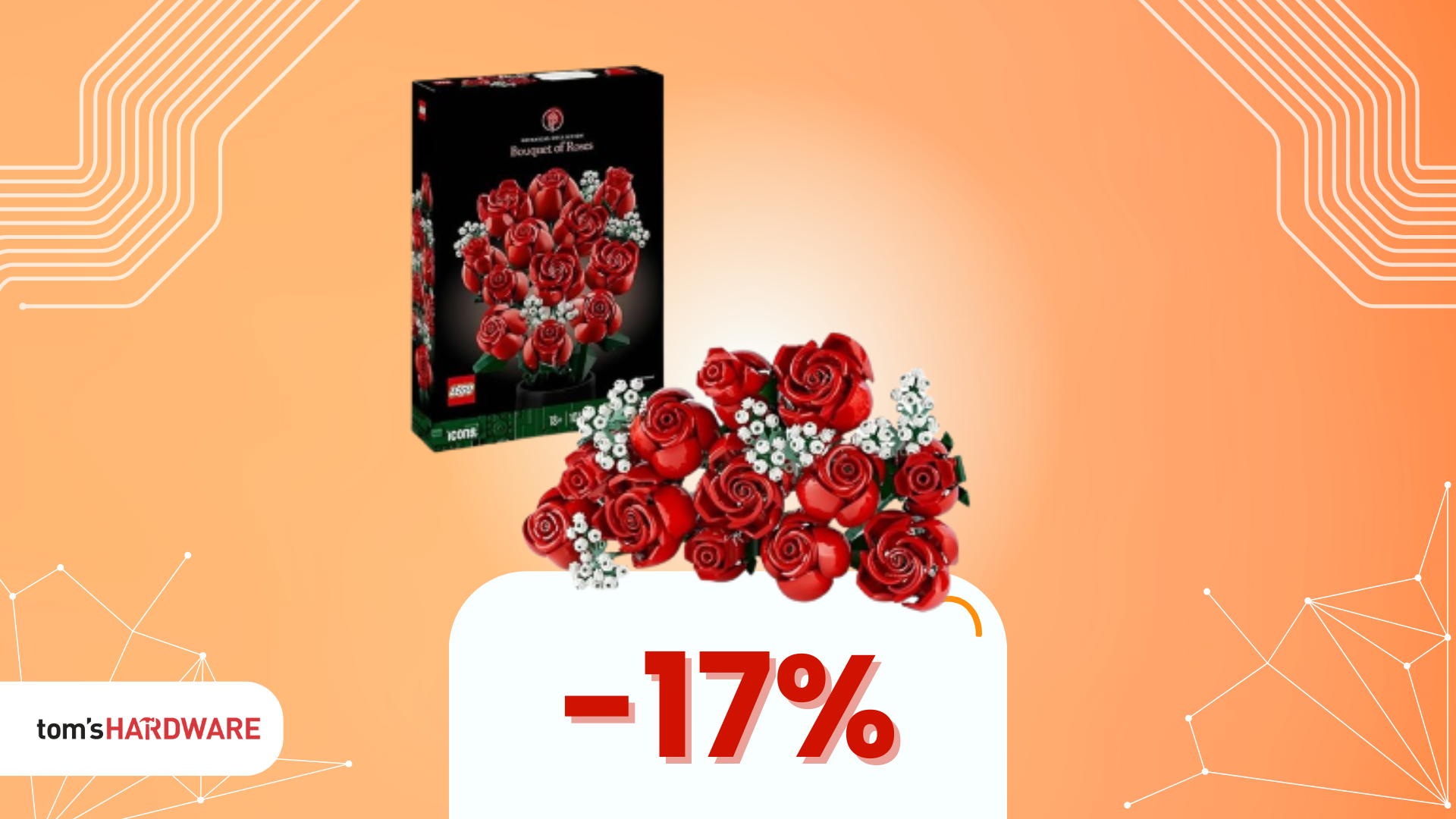 Il regalo perfetto per San Valentino? Il bouquet di rose LEGO!