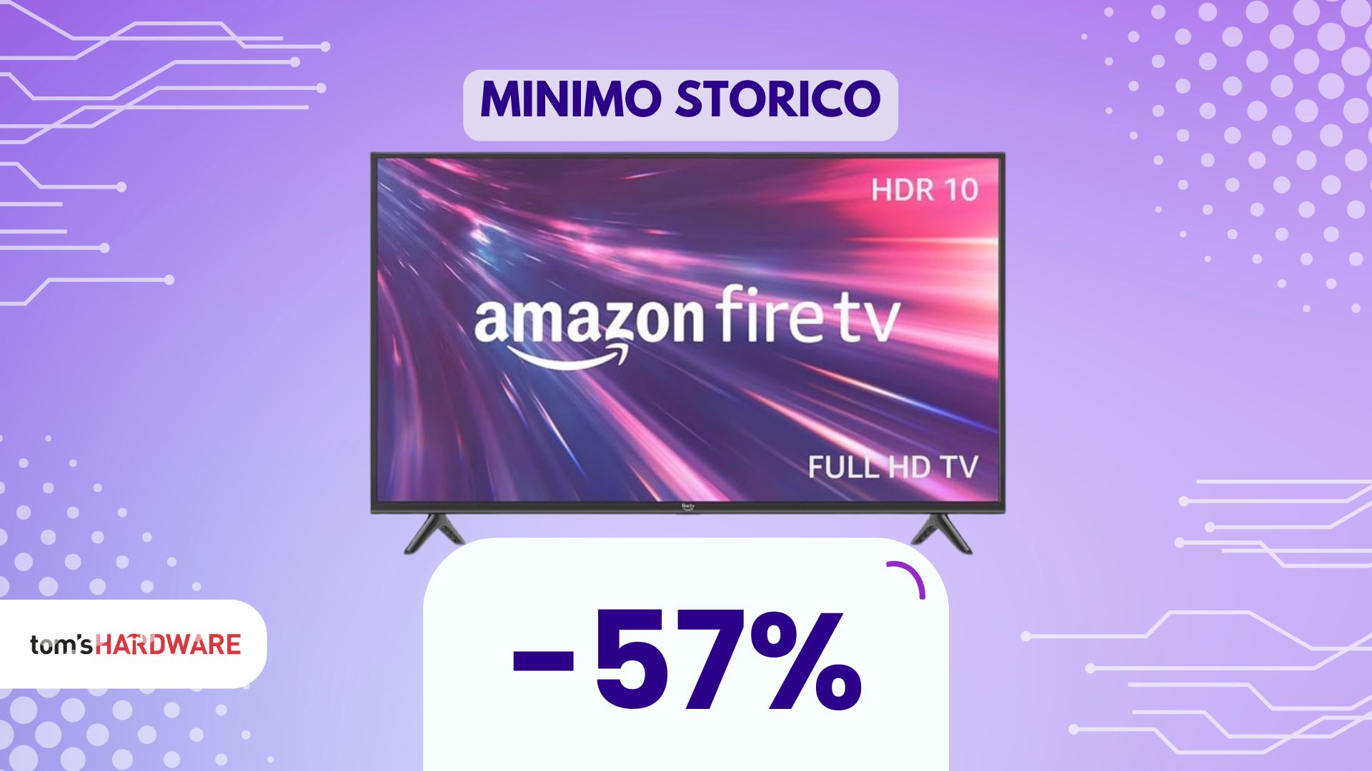 Sconto del 57% sulla TV Amazon entry level. Affare imperdibile!