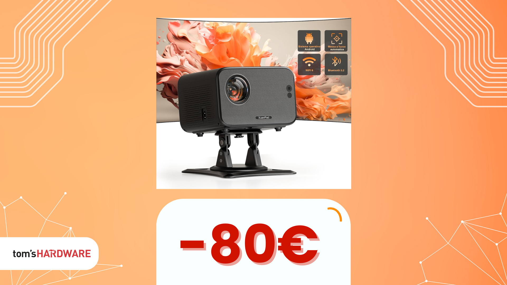 Goditi i film come al cinema: proiettore XuanPad a un prezzo SHOCK! Sconto di 80€