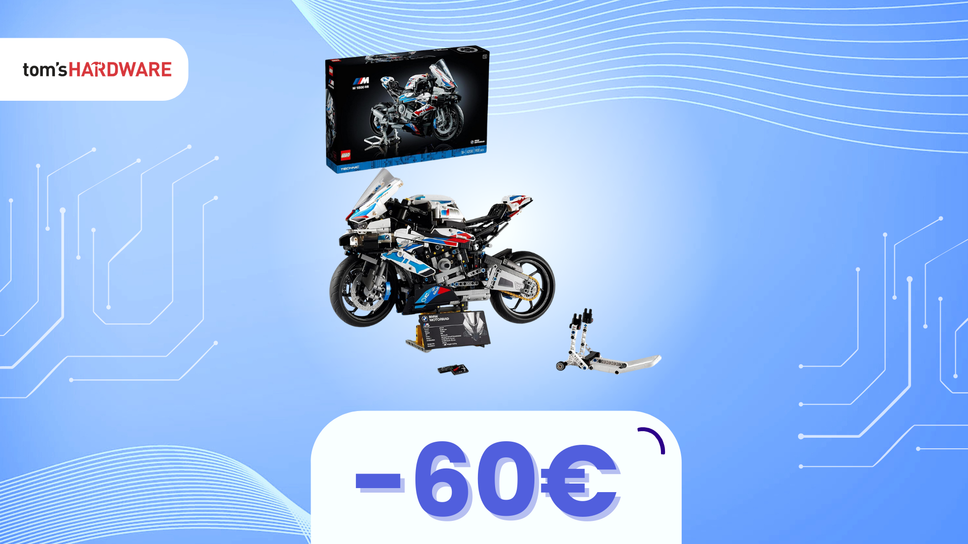 Il regalo di San Valentino da URLO per lui: LEGO Technic BMW M 1000 RR a solo 189€!