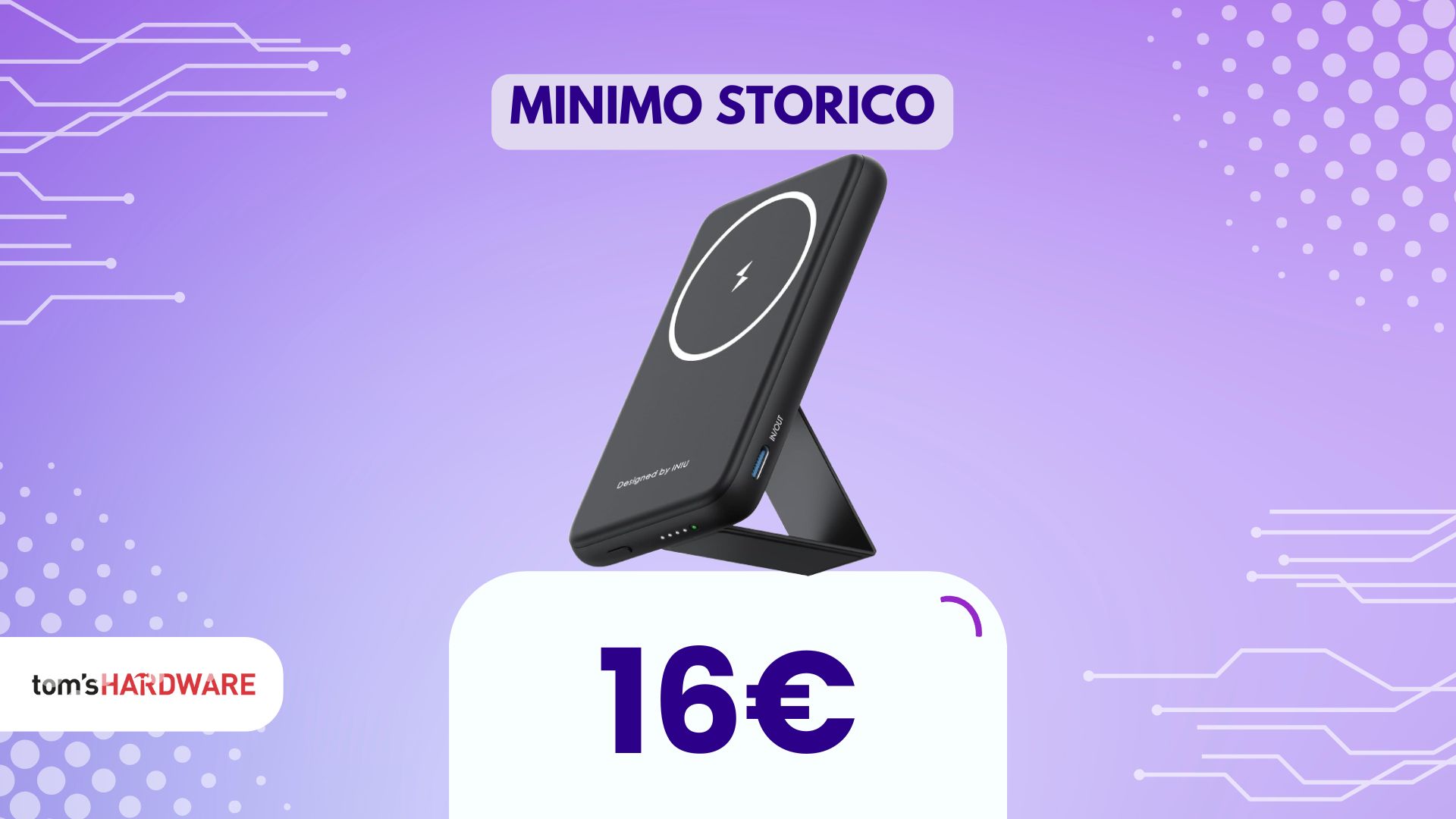 Non scegliere a caso la powerbank. Questa oggi è in doppio sconto a soli 16€