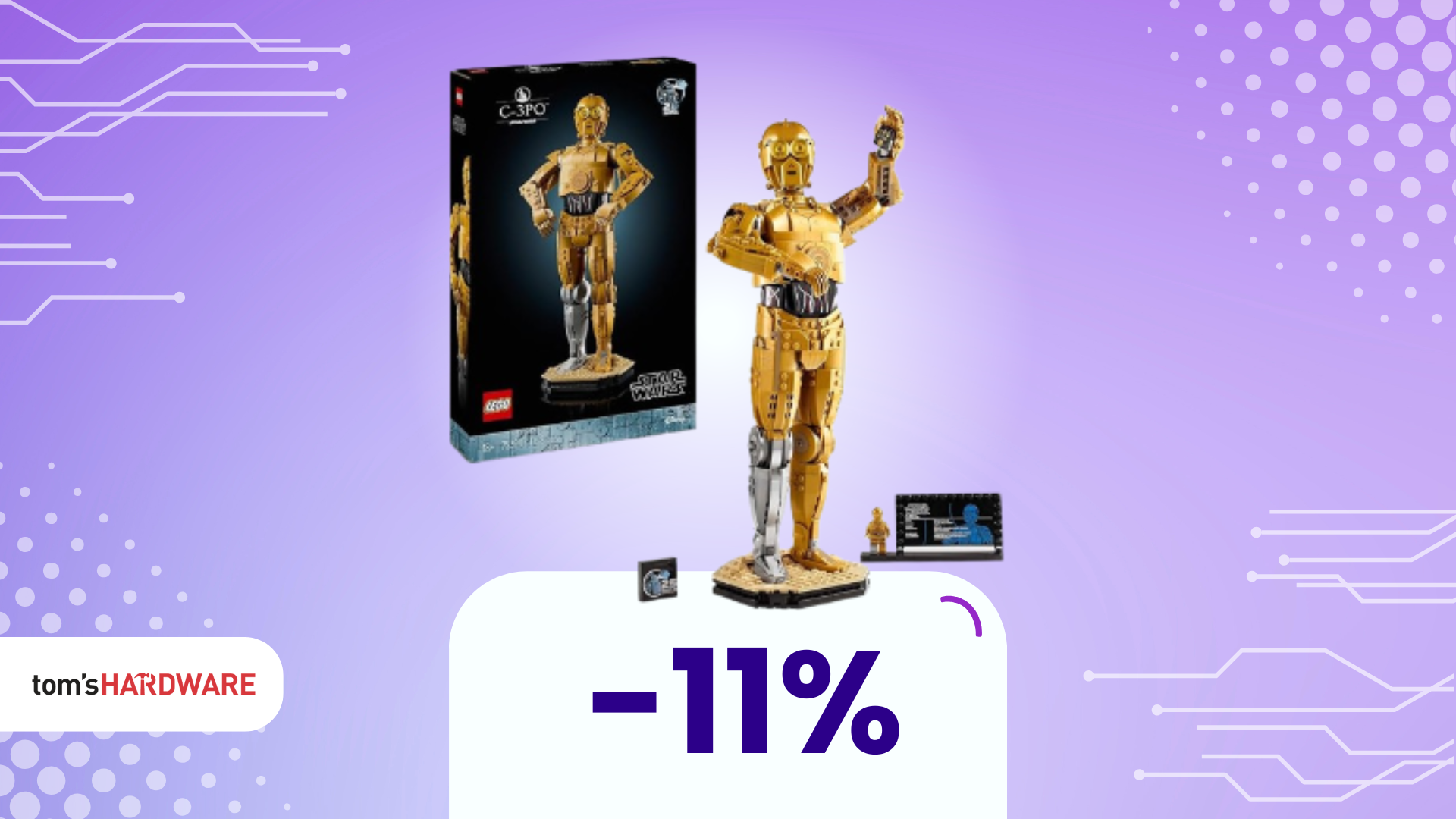 C-3PO LEGO a 124€: imperdibile per tutti i fan di Star Wars!