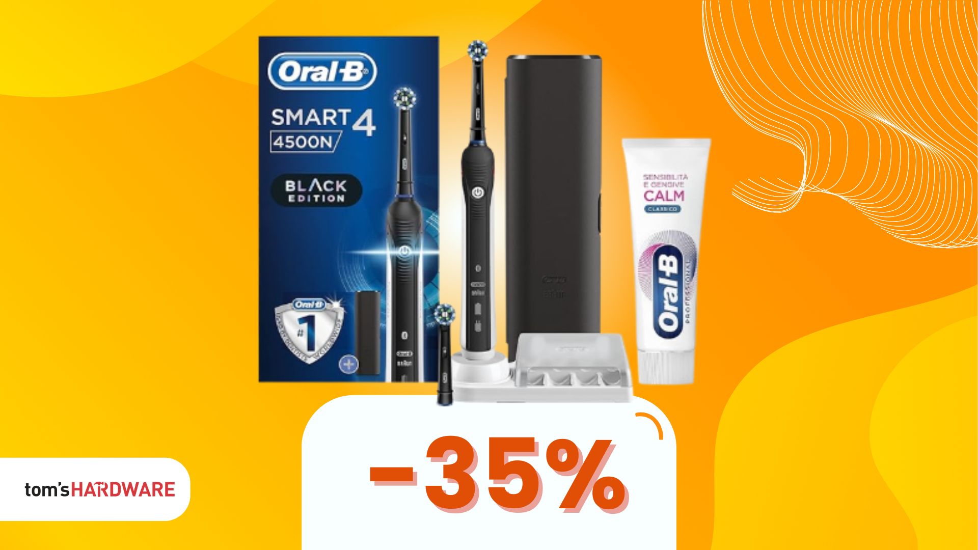 Solo 60€ per questo spazzolino elettrico Oral-B con custodia inclusa!