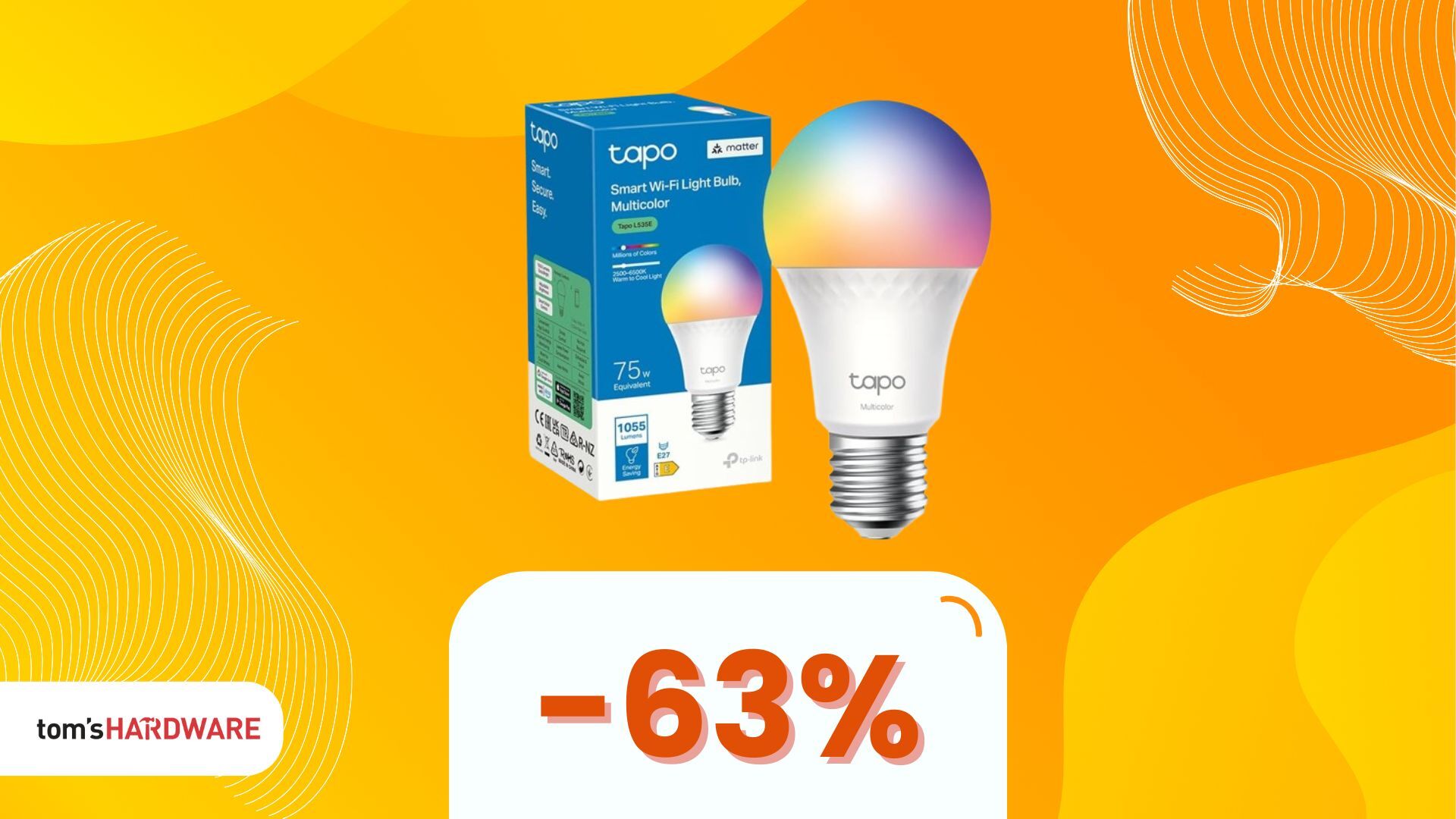 Lampadine smart? Oggi meno di 10€ per la Tapo con supporto Matter