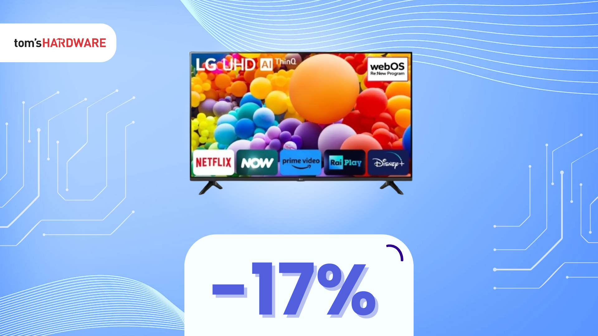 Gaming e streaming al top con questa smart TV LG, oggi in SCONTO!