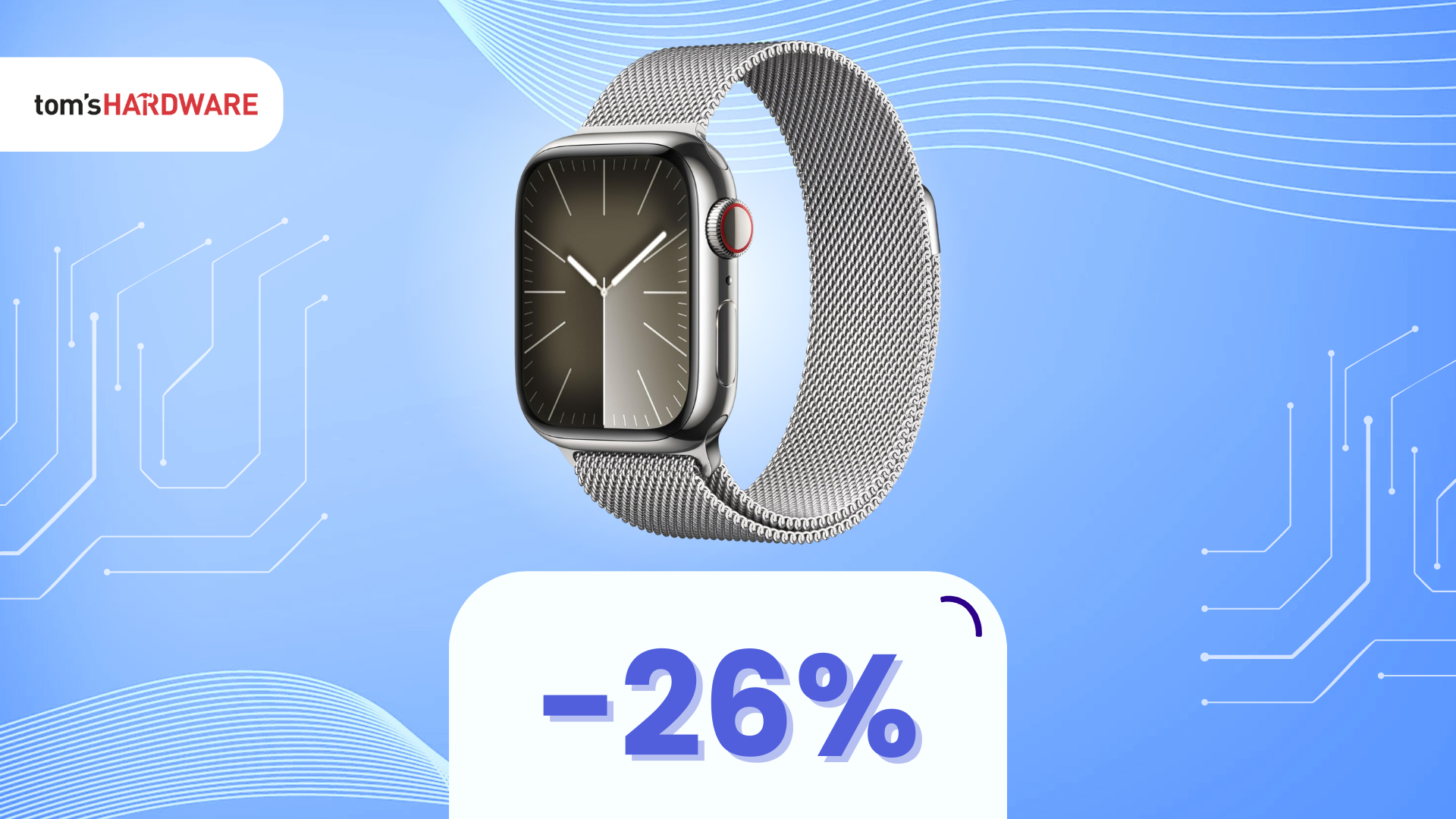 Apple Watch Series 9 GPS + Cellular 41mm a soli 549€!