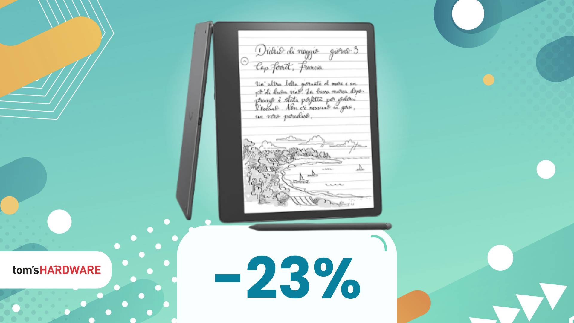 Scrivi, leggi, sogna: Kindle Scribe oggi a solo 285€!