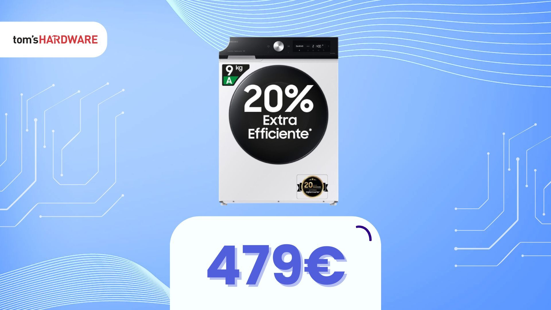 La super offerta Mediaworld? Con la carta CLUB, questa lavatrice Samsung è quella giusta