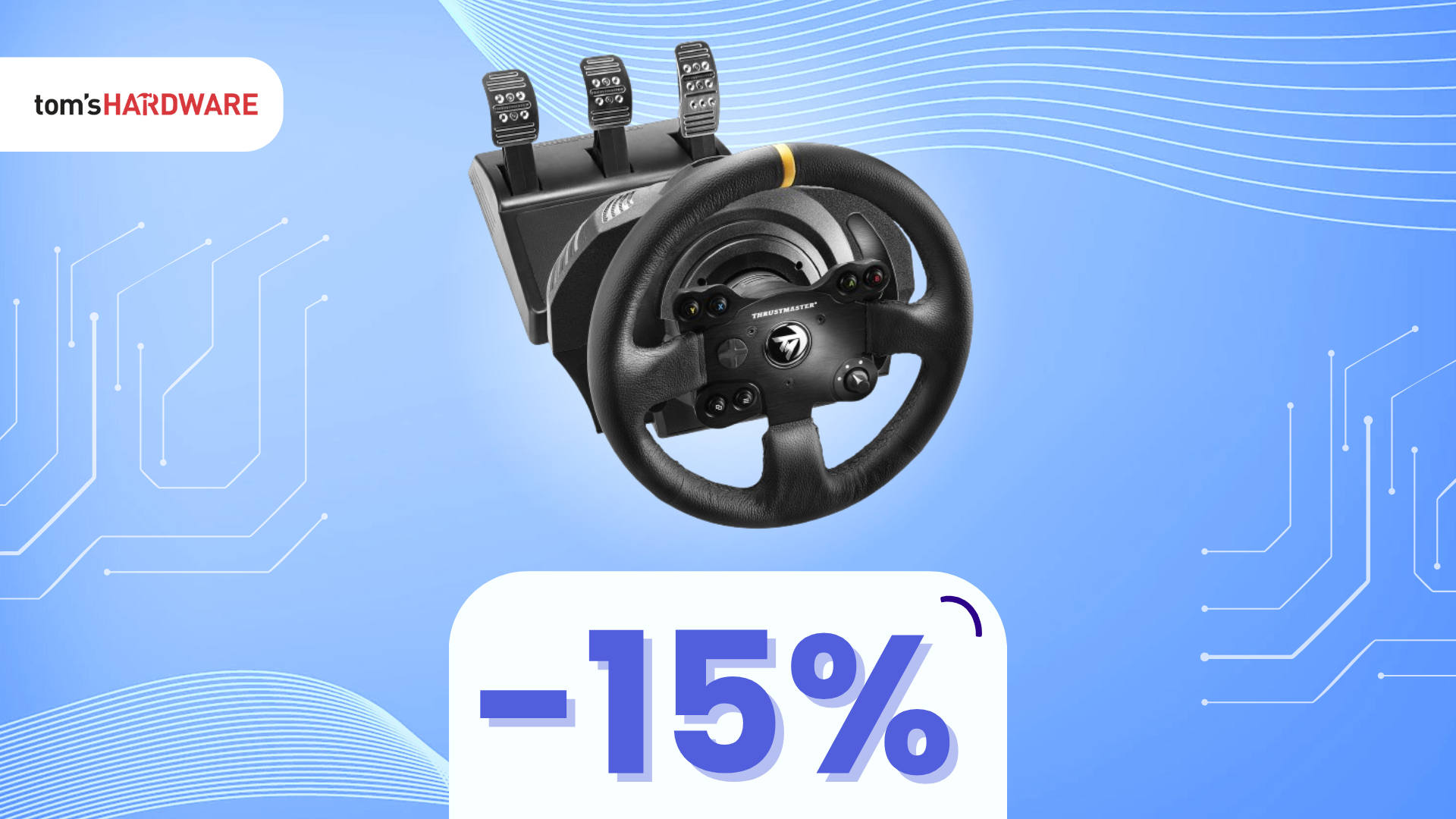 Porta la tua esperienza di guida al livello successivo con questo volante Thrustmaster, oggi in OFFERTA!