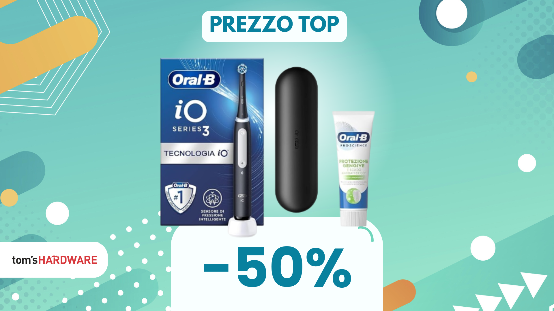 Spazzolino elettrico Oral-B a soli 60€: oggi è a METÀ PREZZO!