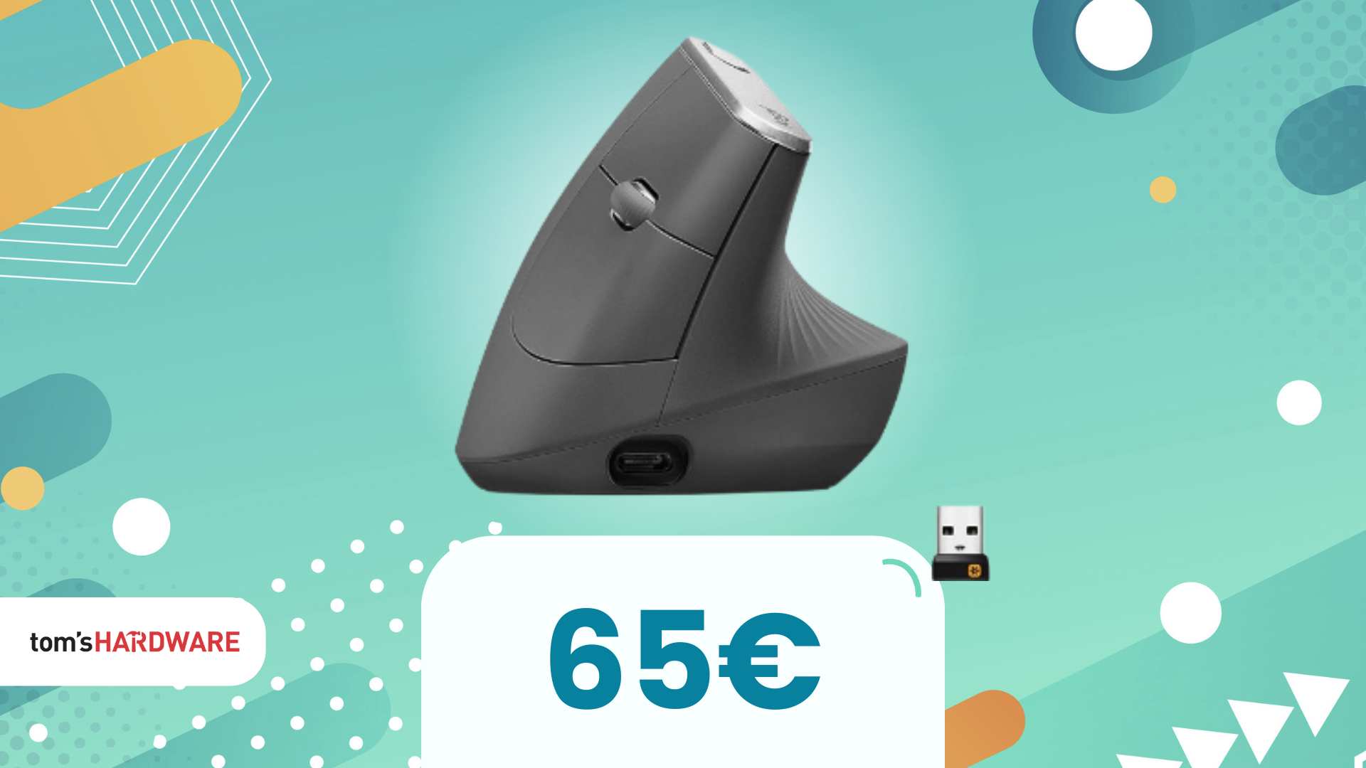 Mouse verticale Logitech a 65€: meno stress e dolori al polso!