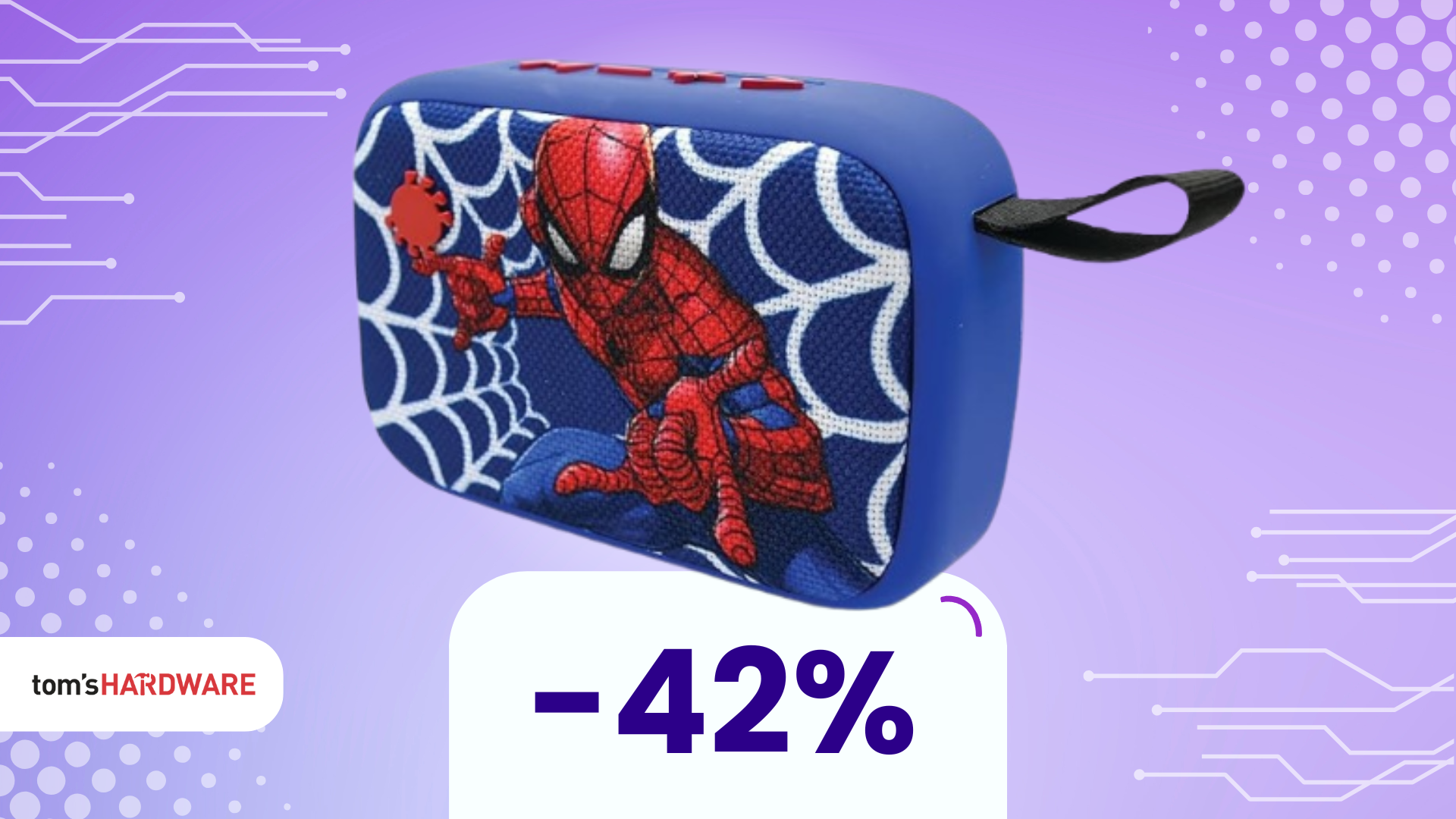 Speaker di Spider-Man a soli 21€: anche i supereroi amano la musica!