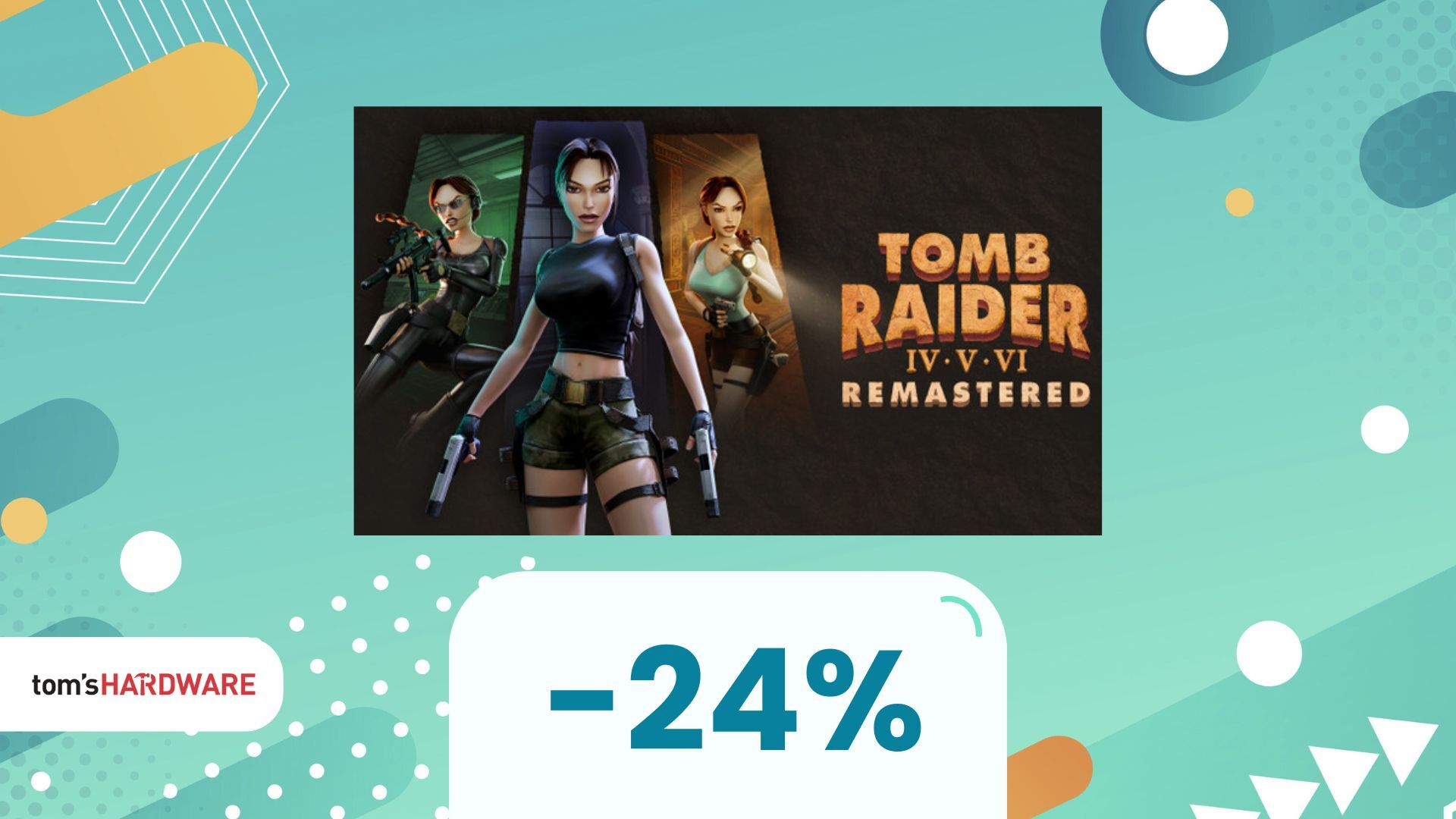 Lara Croft torna in grande stile: Remastered già scontata del 24% su PC