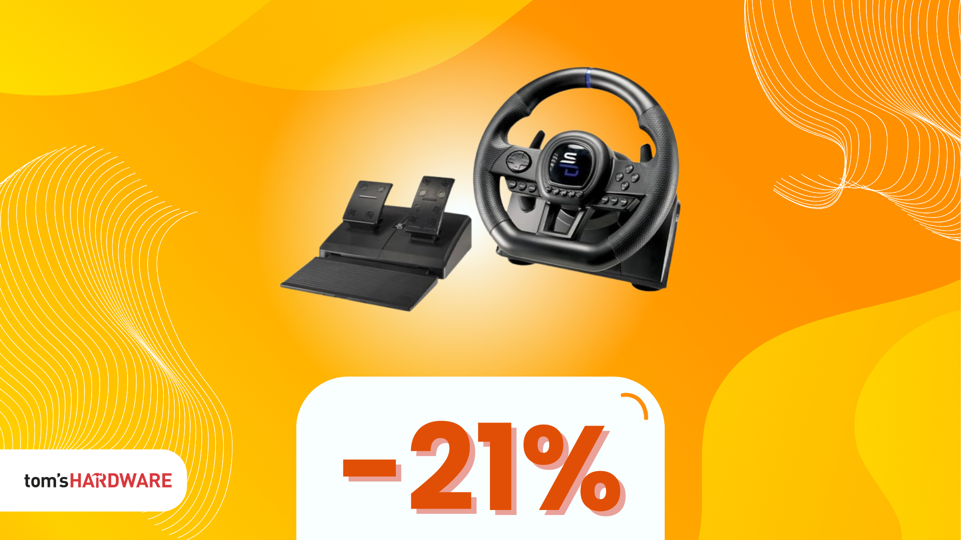 Giocare ai titoli di corsa non sarà più lo stesso con questo volante, oggi IN SCONTO! - 20%