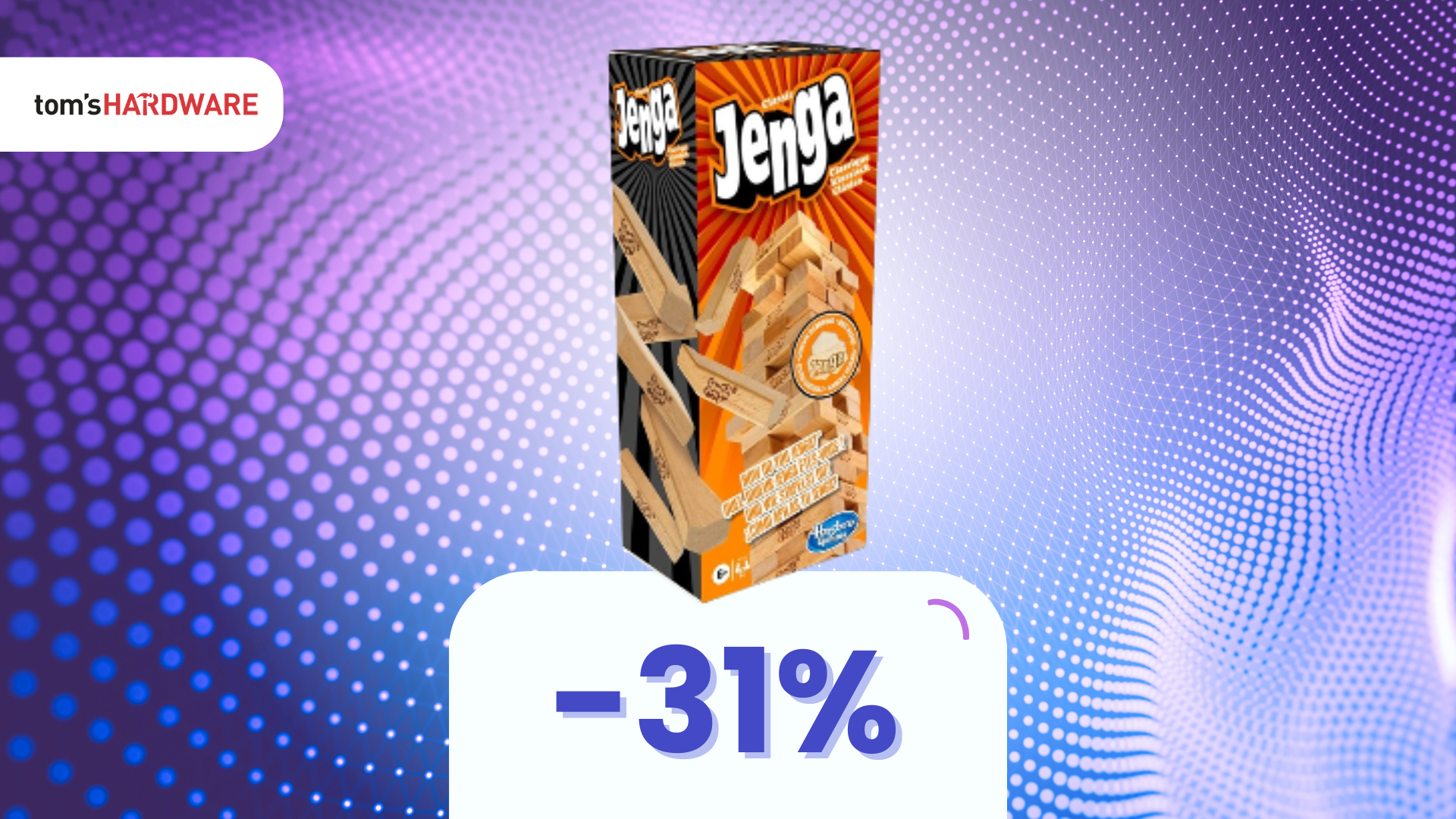 Jenga a soli 13€: l'iconico gioco per tutte le età tra abilità e strategia!